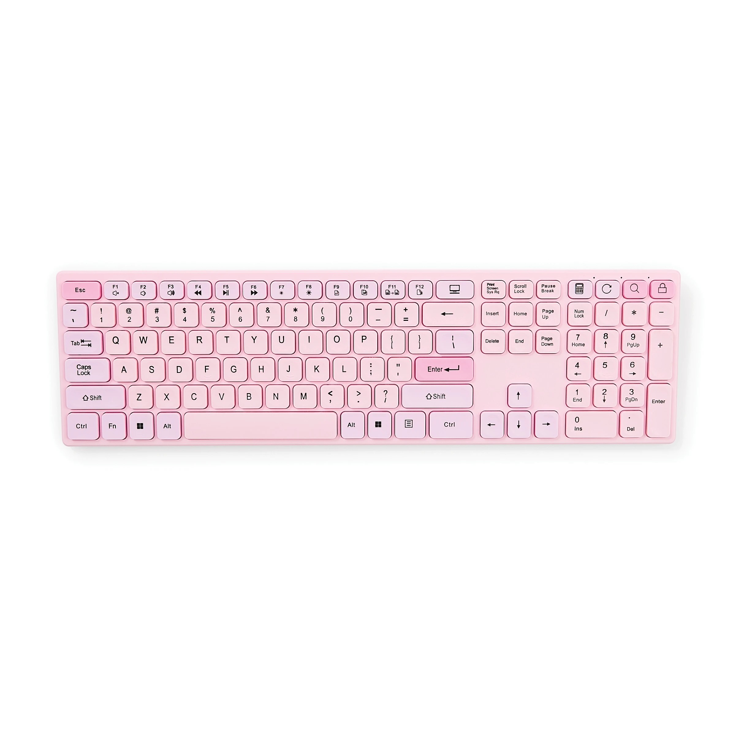 5 Wireless Keyboard and Mouse - Pink, 5 of 8