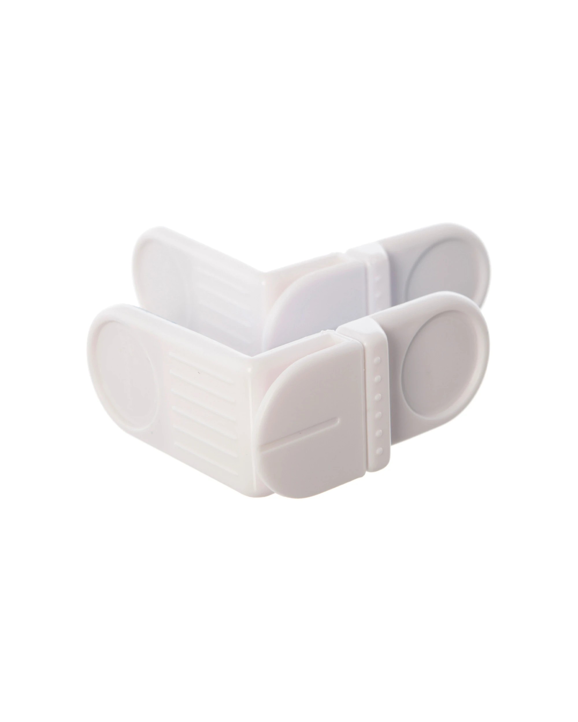 2 Dreambaby 2pc Baby Safety Angle Lock For Corner Cabinets Adhesive Backing - White, 2 of 6