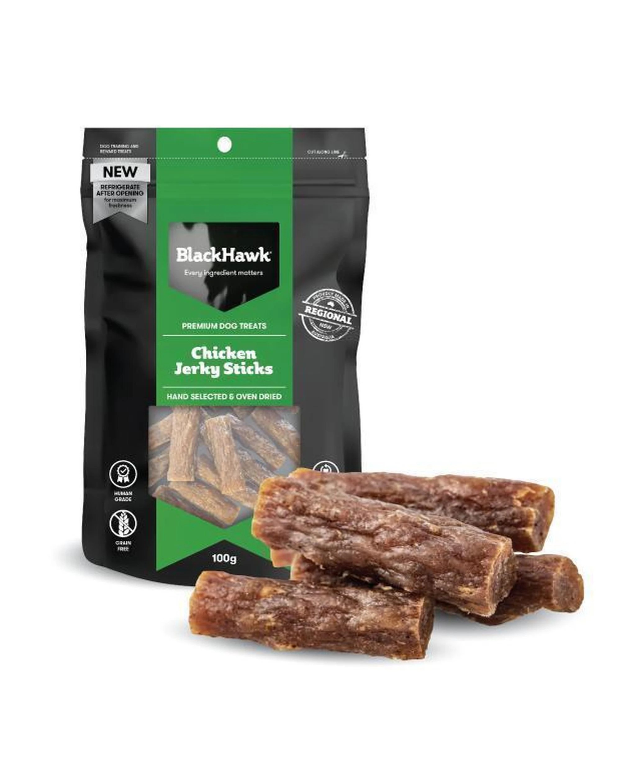 3 Black Hawk Chicken Jerky Sticks Natural Dog Treats 100g, 3 of 4