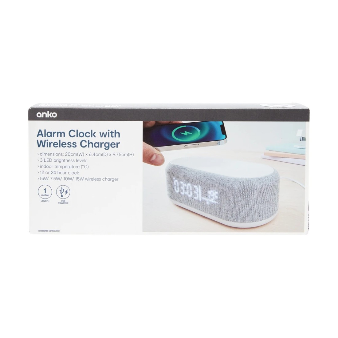 10 Alarm Clock with Wireless Charger, 10 of 10