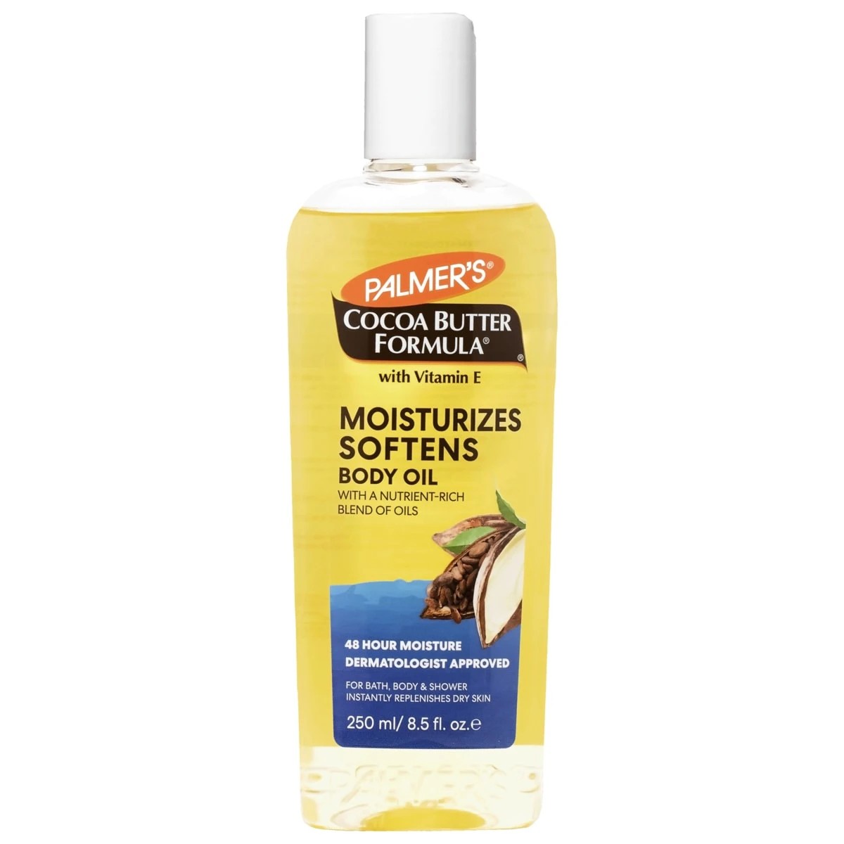 1 Palmer's Cocoa Butter Formula Moisturising Body Oil 250ml - Vitamin E, 1 of 5