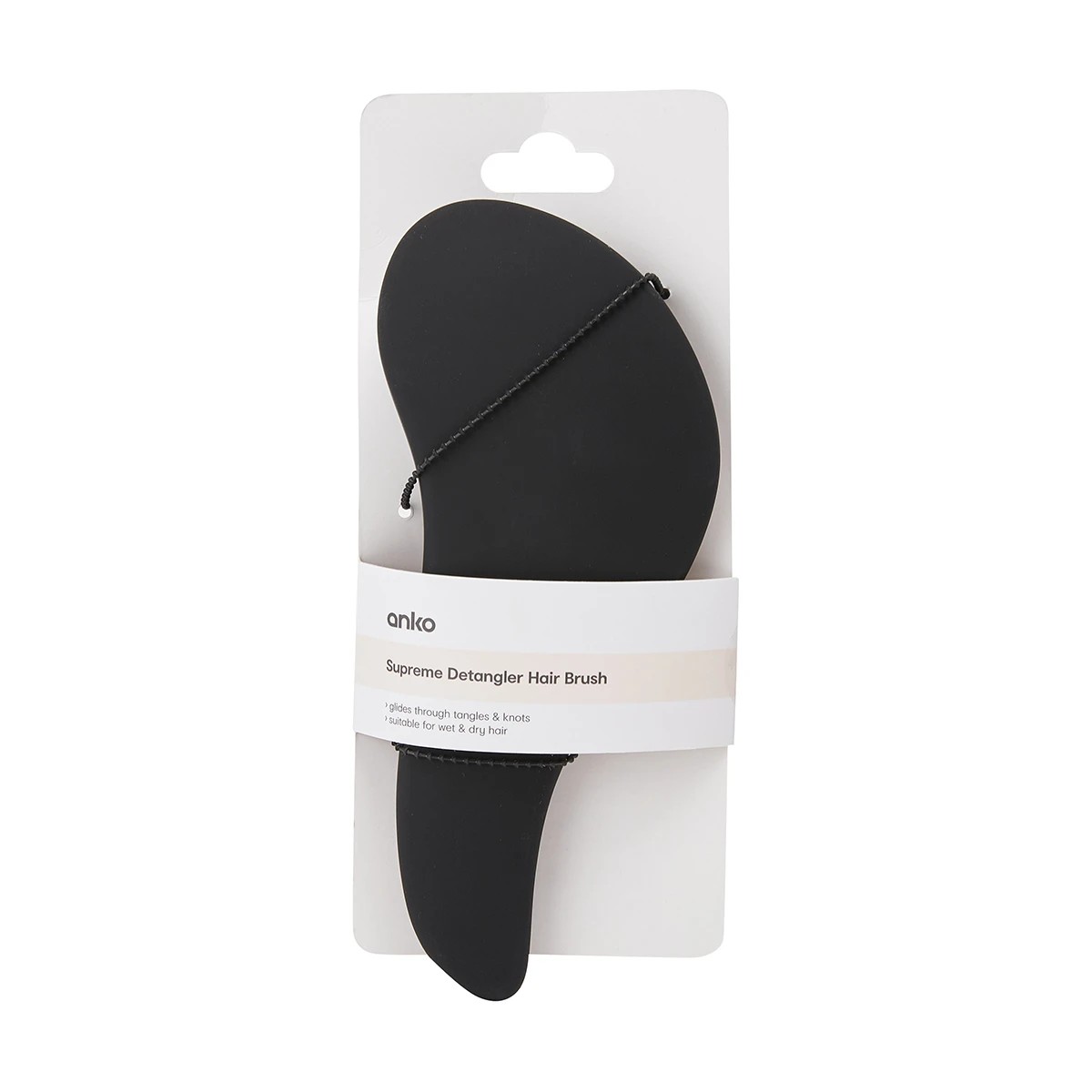 1 Supreme Detangler Hair Brush - Black, 1 of 7
