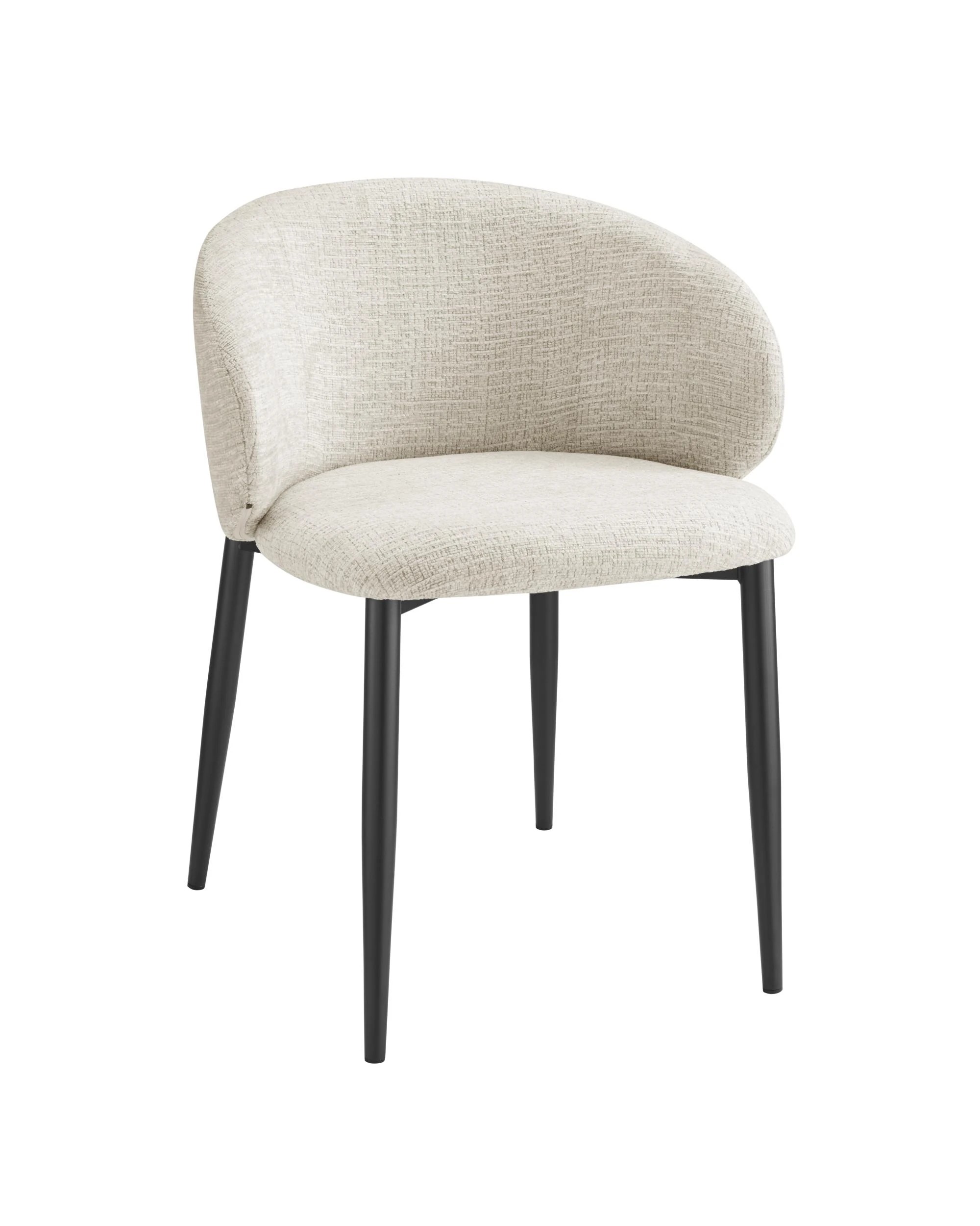 3 Kodu Dining Chairs Pair (Set of 2) - Beige, 3 of 10