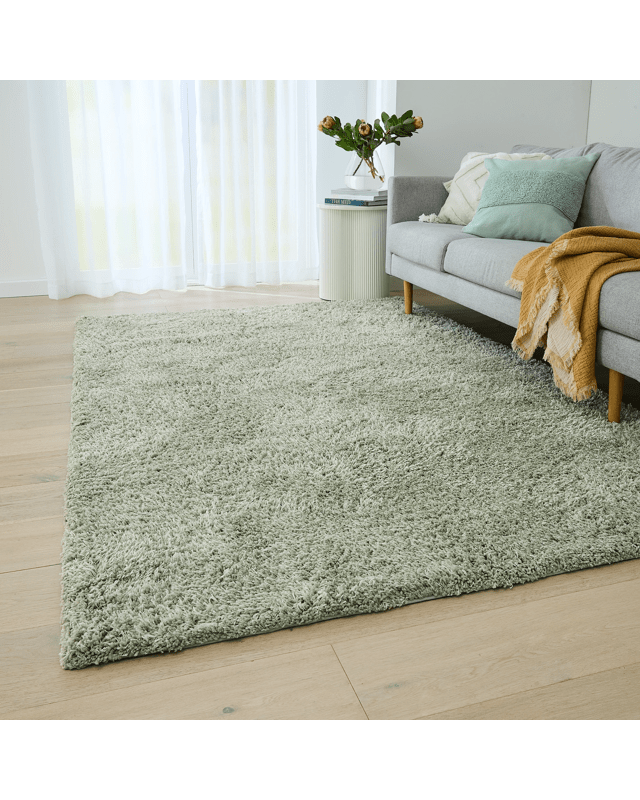 Flecked Rug - Sage, Large - 235cm x 1