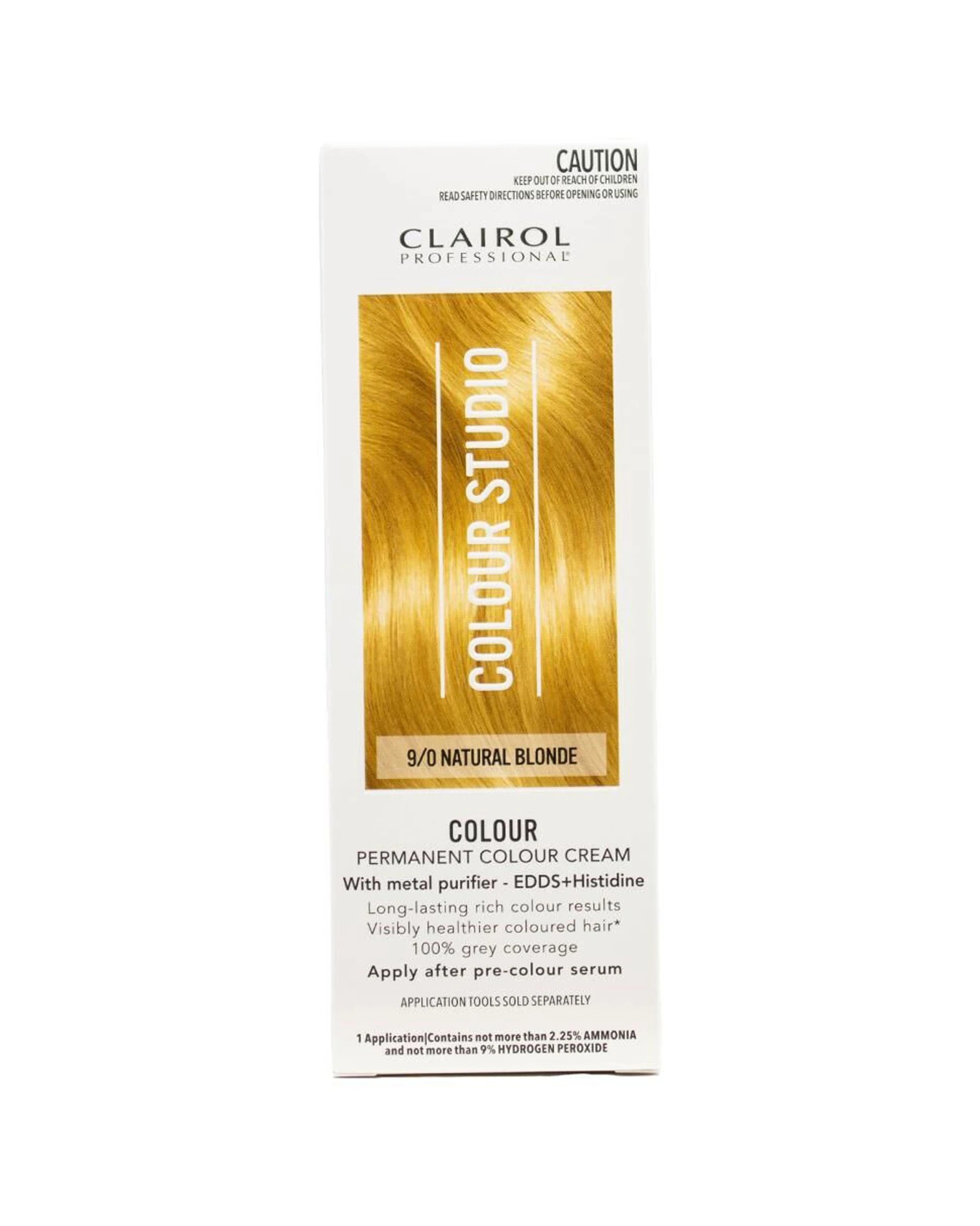 2 Clairol 6PK Professional Permanent Hair Colour Cream 9/0 Natural Blonde Dye - Beige, 2 of 5