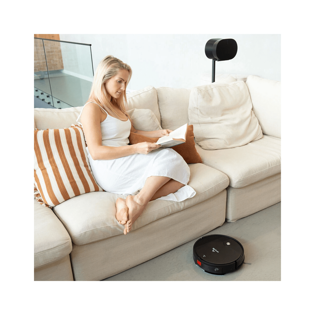 3 My Genie Zx3000 Robotic Vacuum Mop Combo Cleaner Remote Controlled 30cm Black
 - Black, 3 of 6