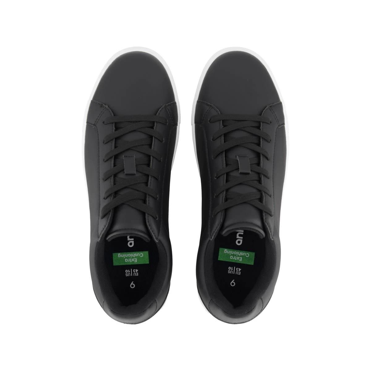 3 Casual Court Lace Up Sneakers BLACK, 3 of 6