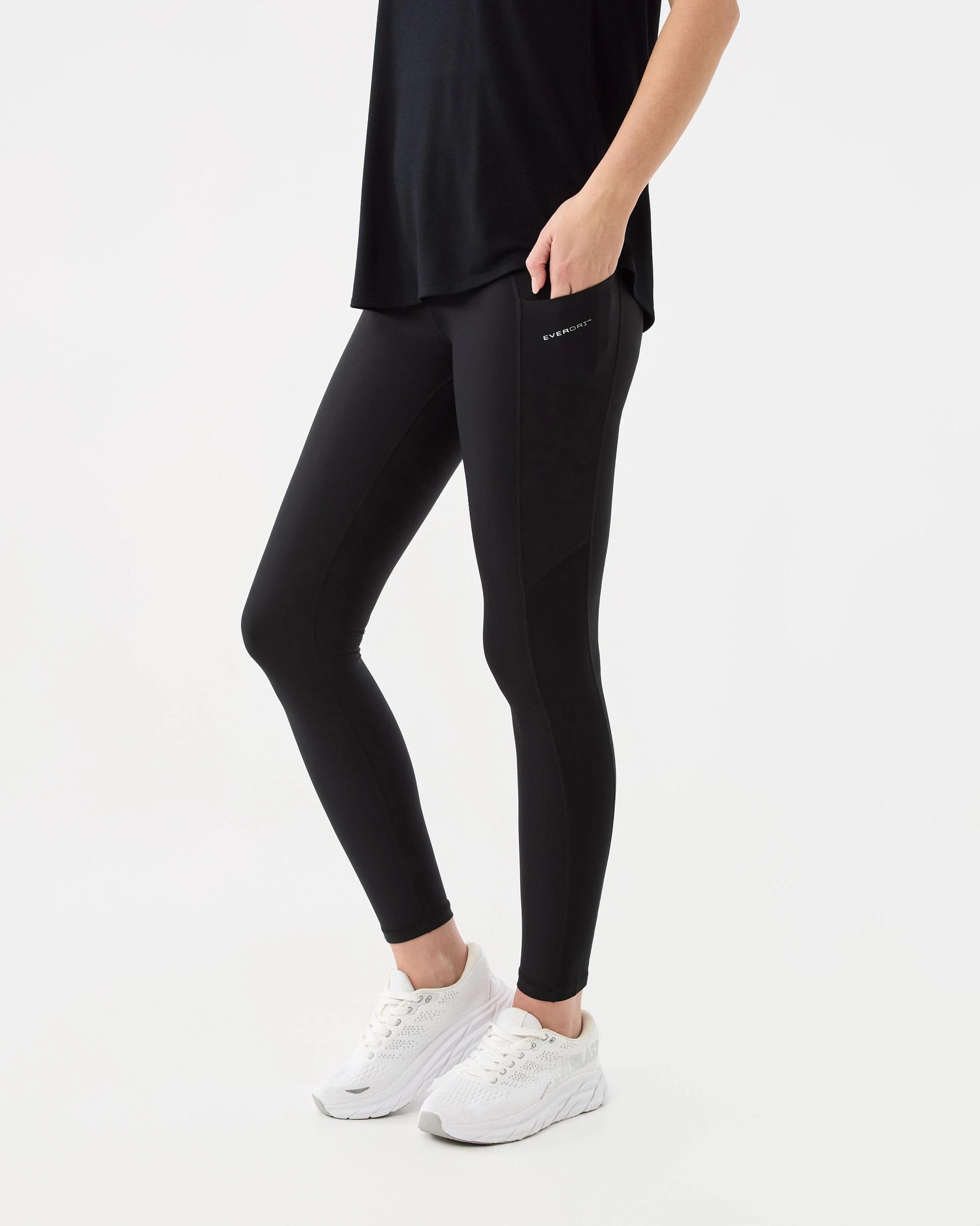 2 Everlast Womens Sculpt Leggings Everlast Black, 2 of 6