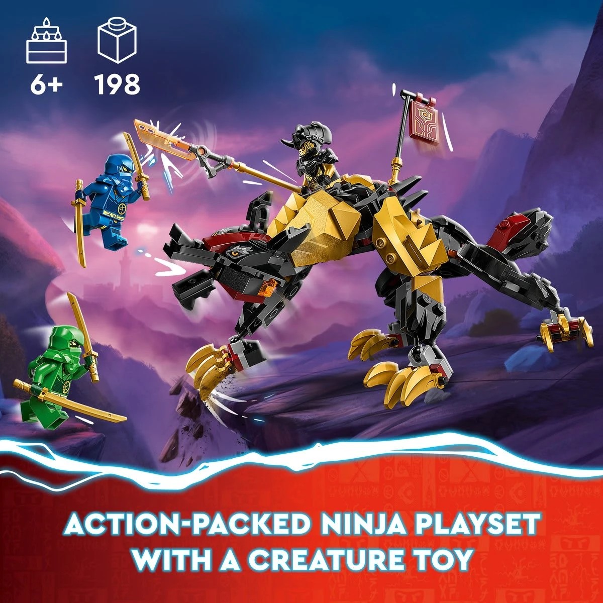 6 LEGO NINJAGO Imperium Dragon Hunter Hound 71790, 6 of 11