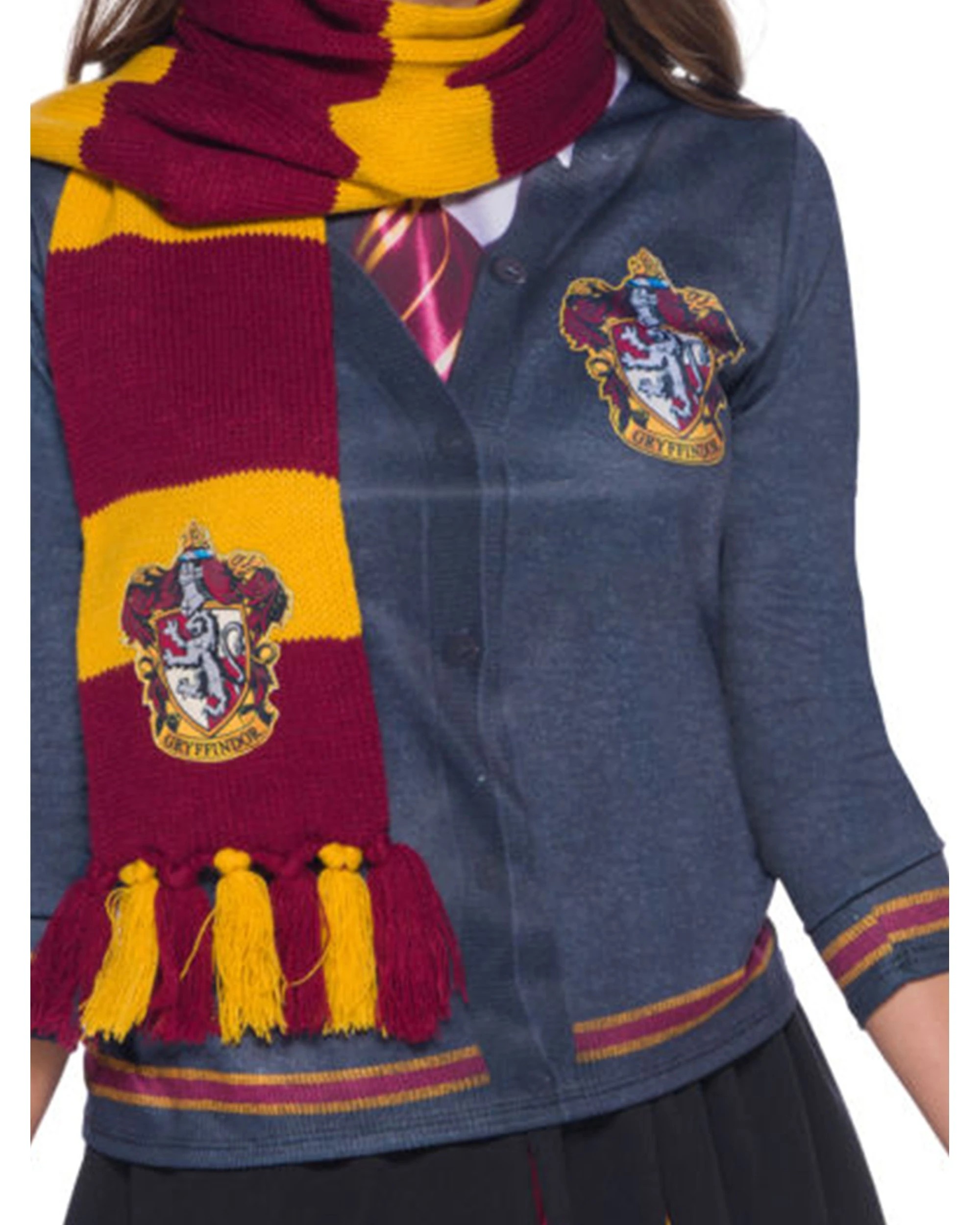 3 Harry Potter Gryffindor Deluxe Scarf Adult Unisex One Size Costume - Multi, 3 of 3