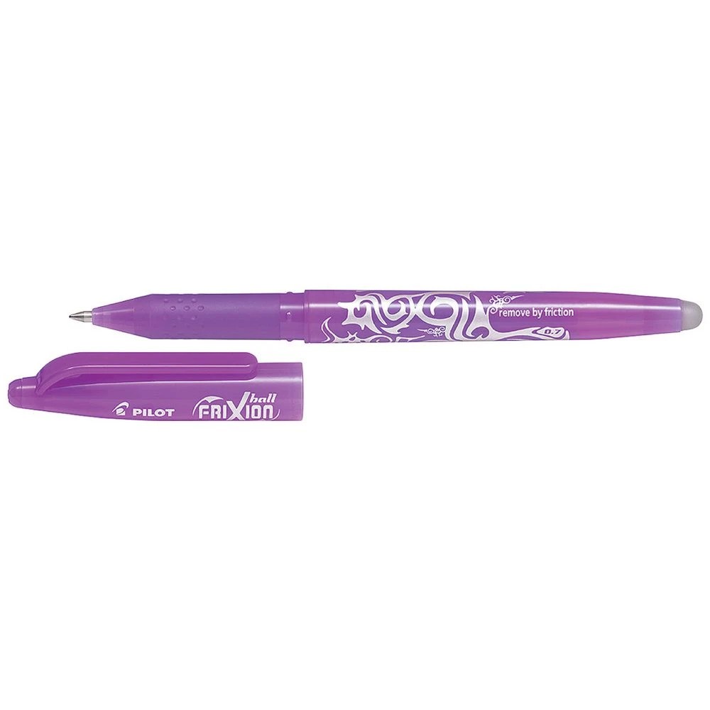 1 PILOT Frixion Erasable Ball Gel Pen 0.7mm Purple, 1 of 3