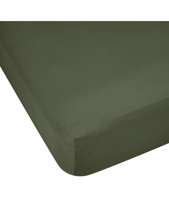 500 Thread Count Cotton Fitted Sheet - Queen Bed, Forest
