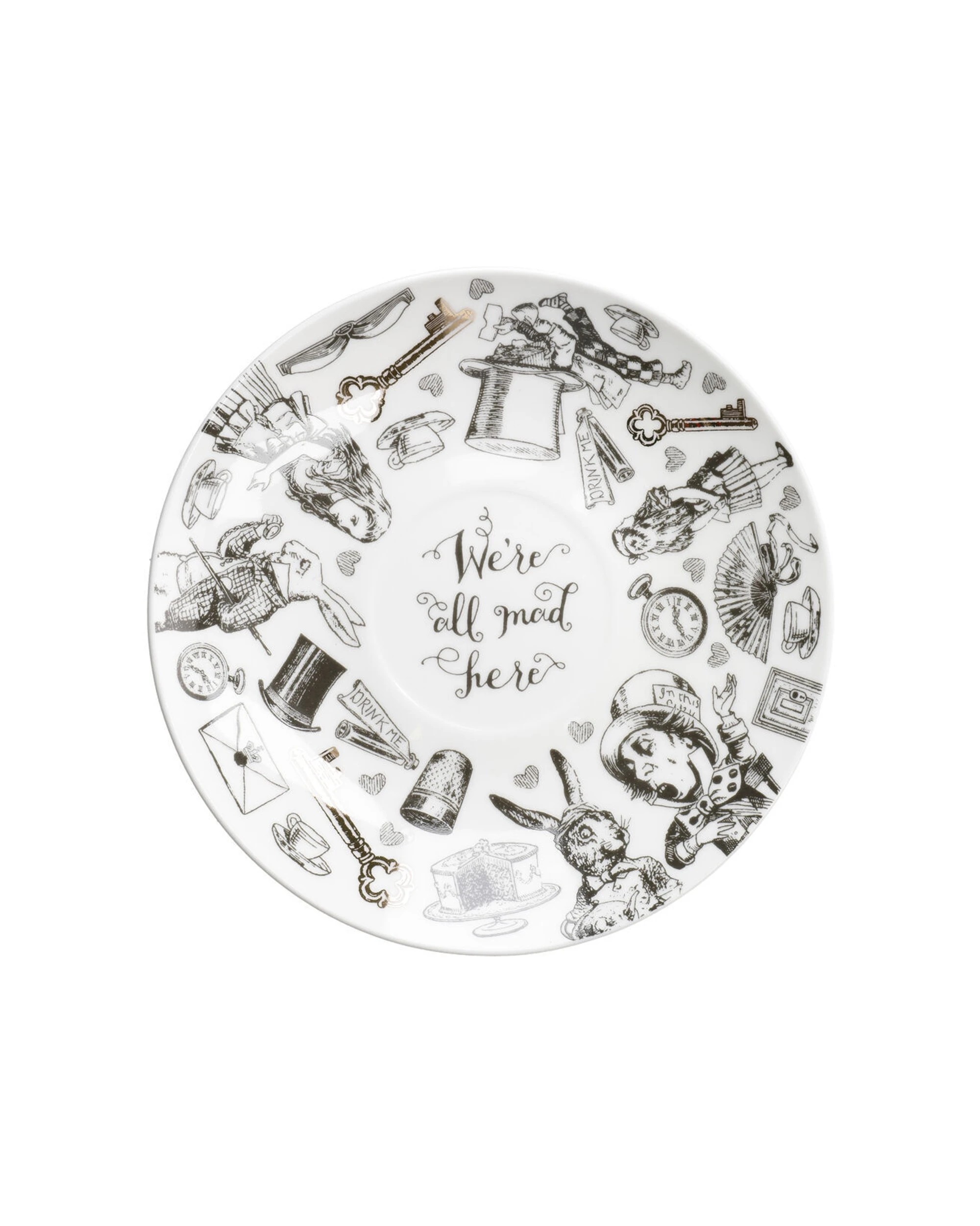 5 Mikasa 2PK Alice In Wonderland Tea Cup And Saucer Set Fine China - Multi, 5 of 8