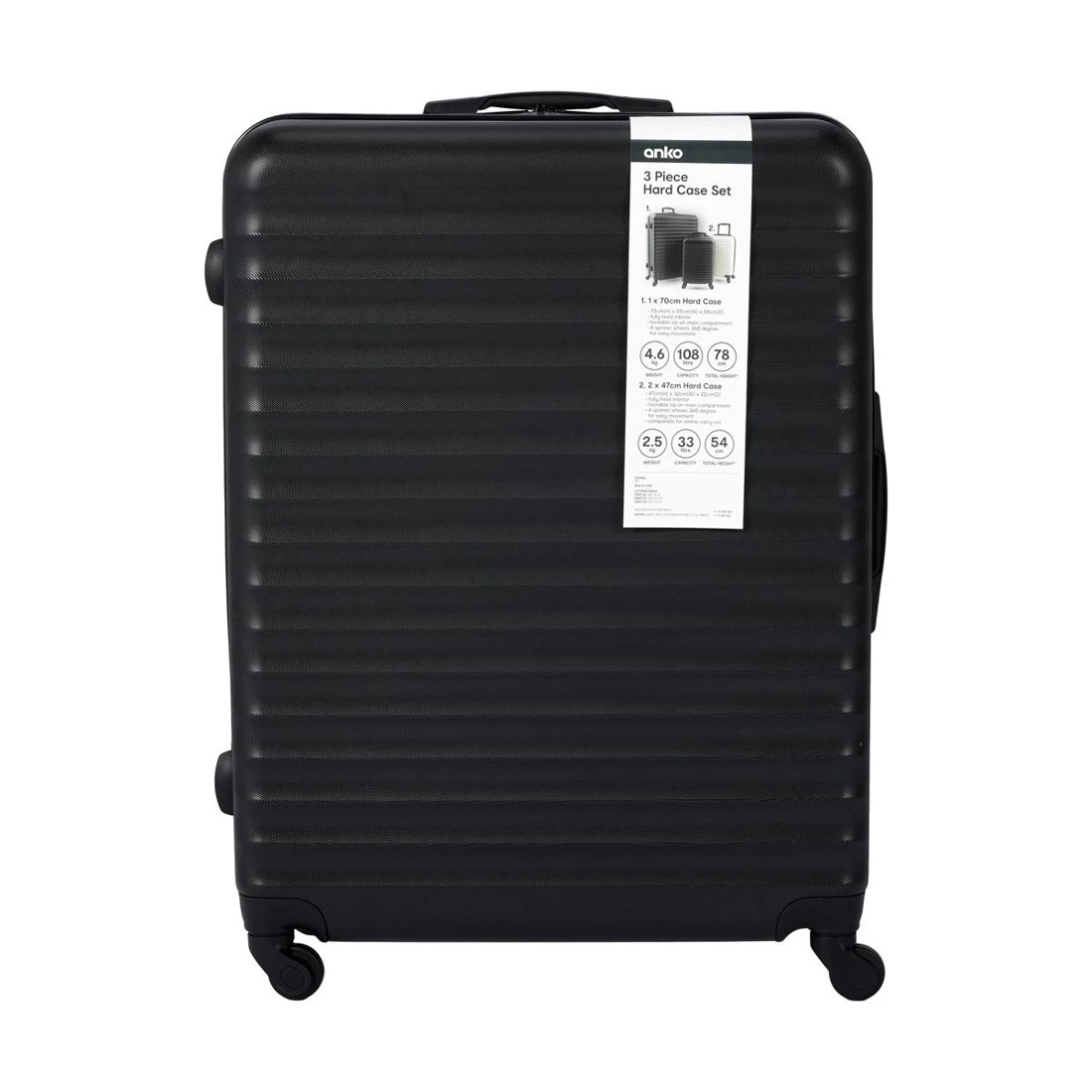 8 3 Piece Hard Case Set, 8 of 8