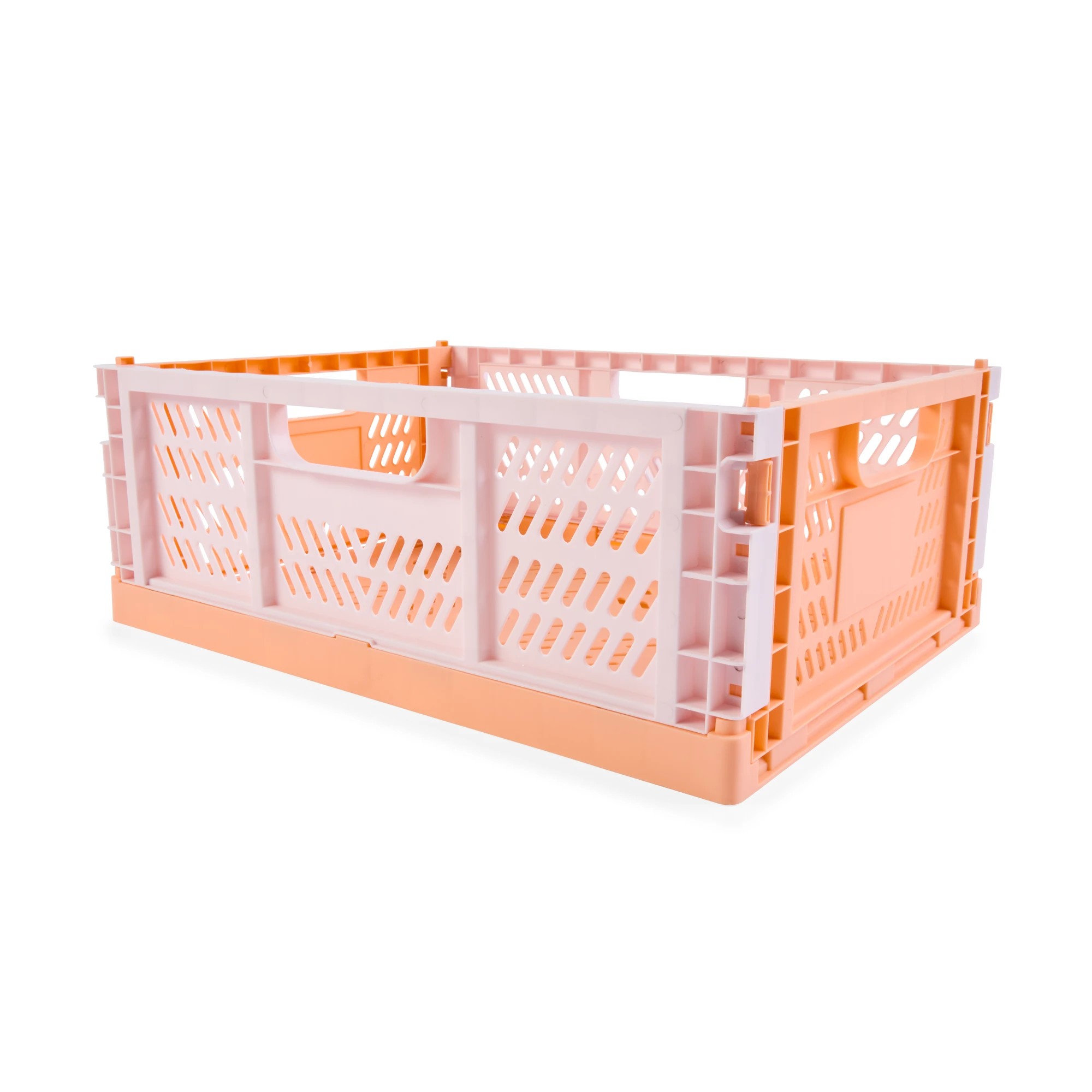 9 15L Collapsible Crate - Medium, Peach, 9 of 10