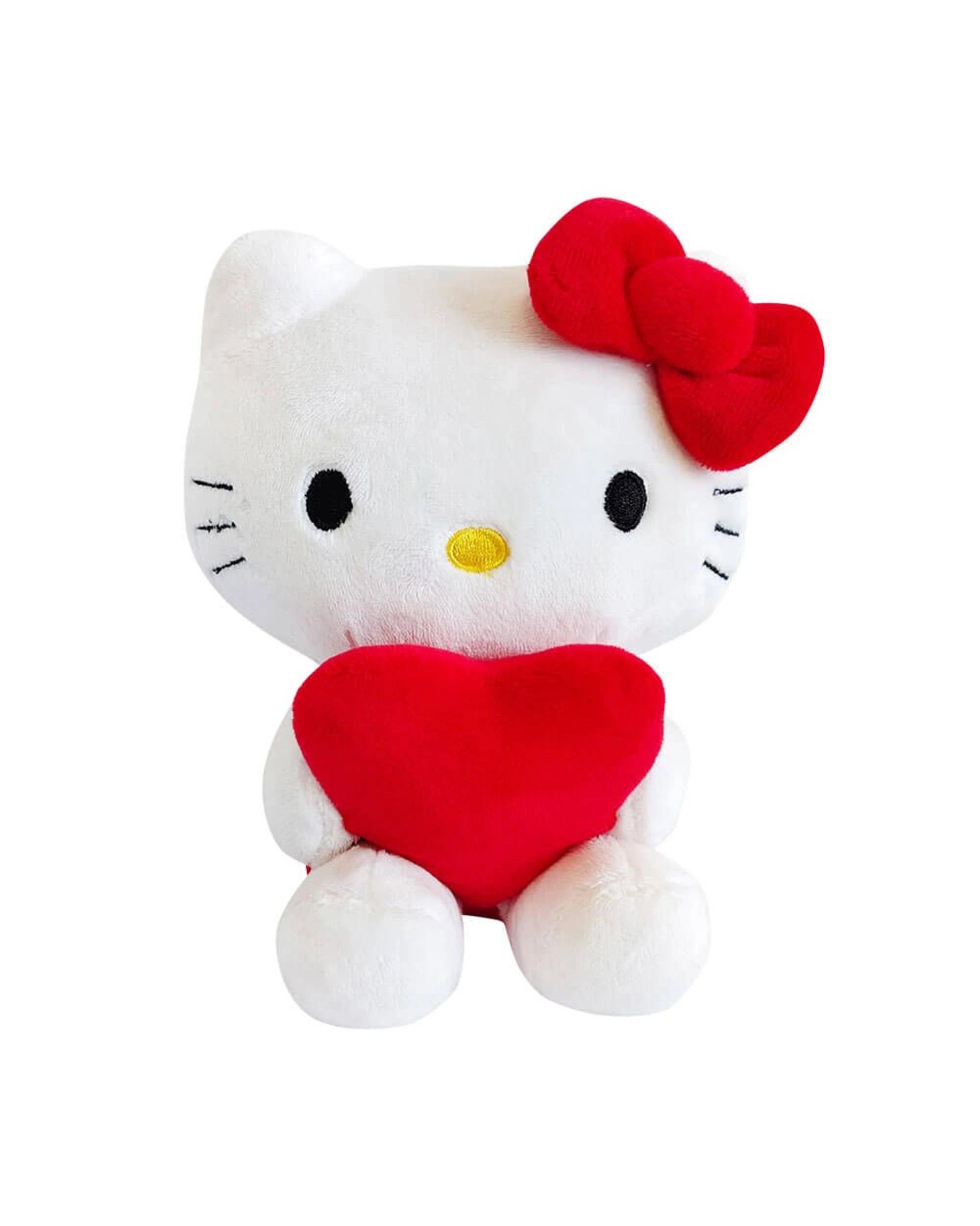 1 Hello Kitty and Friends Hello Kitty Heart Eco Medium 14cm Plush, 1 of 5