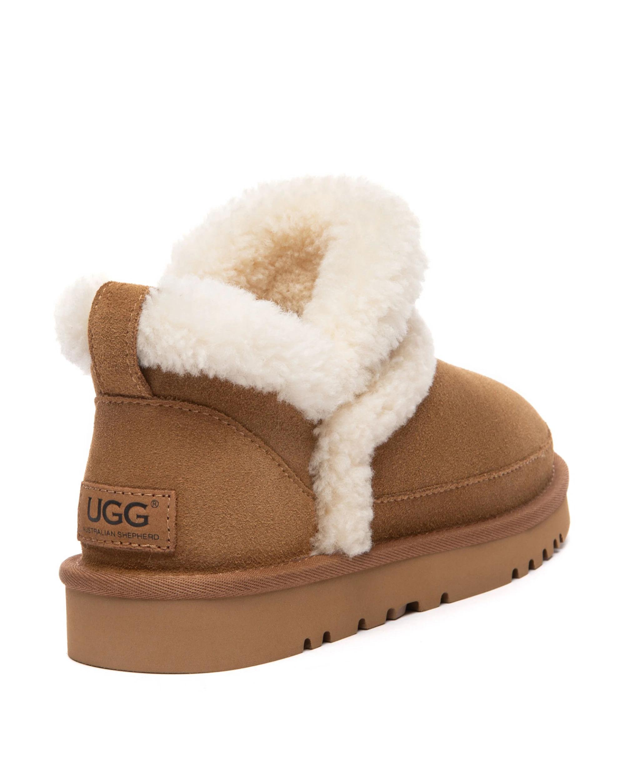 3 Australian Shepherd UGG Womens Arden Slippers CHESTNUT, 3 of 5