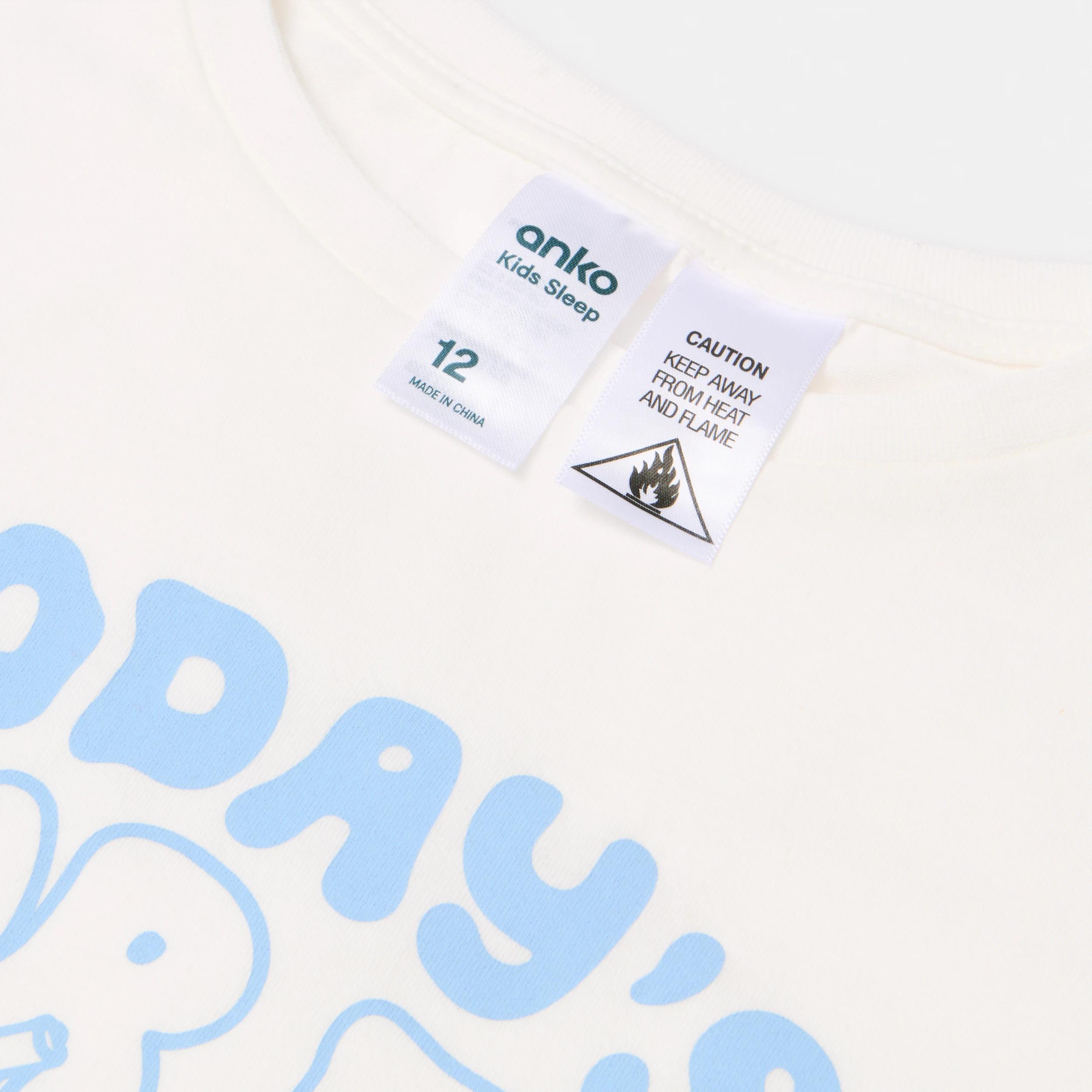 8 Short Sleeve Knit Woven Pyjama Set YELLOW STRIPE, 8 of 9