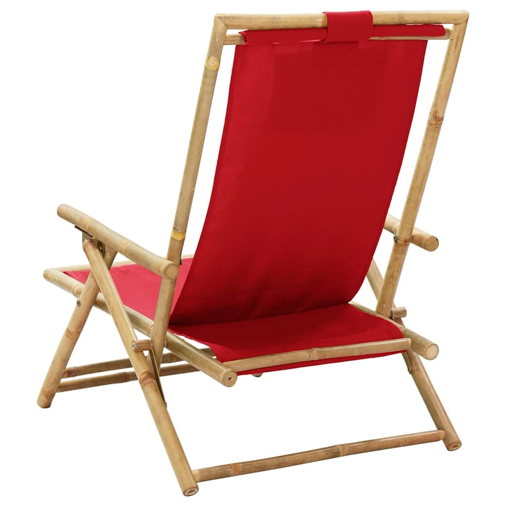 5 vidaXL Relaxing chair Adjustable Armrests - Red, 5 of 8