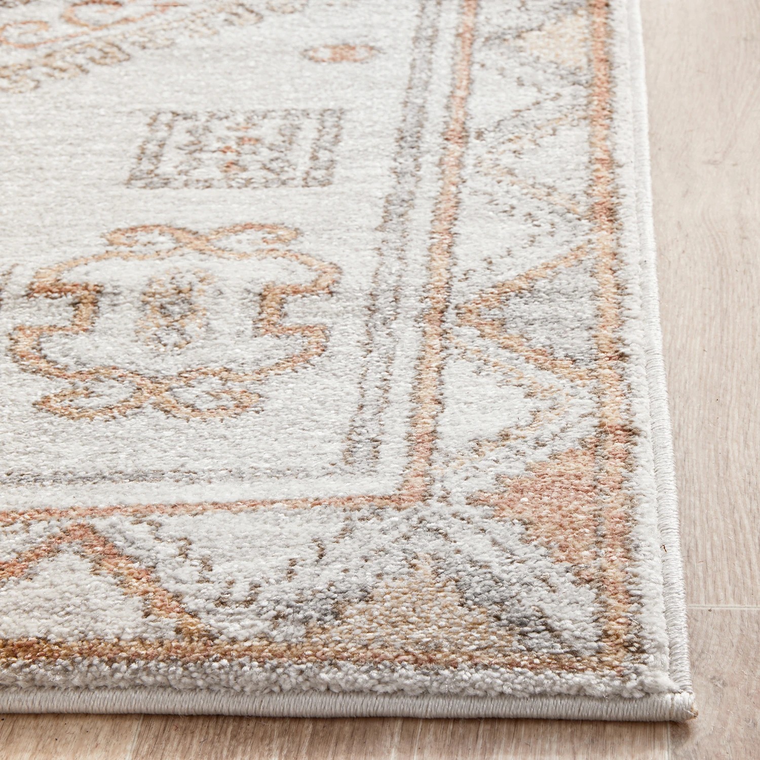 6 Common Ground Rugs Elite Caitlen 400x80cm - Large Runner Power Loomed Pet Friendly Rug - Natural, 6 of 9