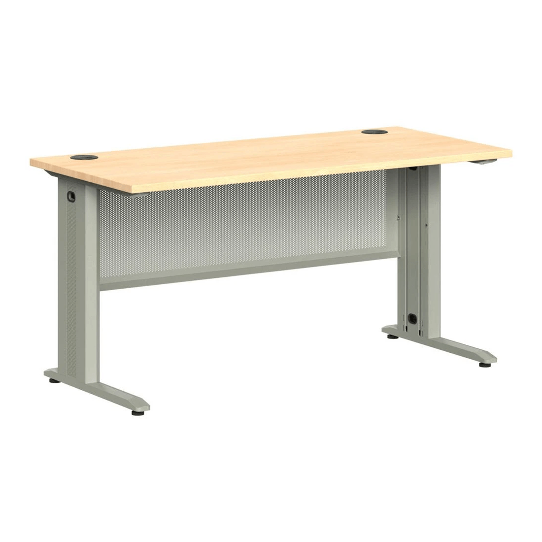 1 Matrix Office Desk 1500mm Oak, 1 of 9