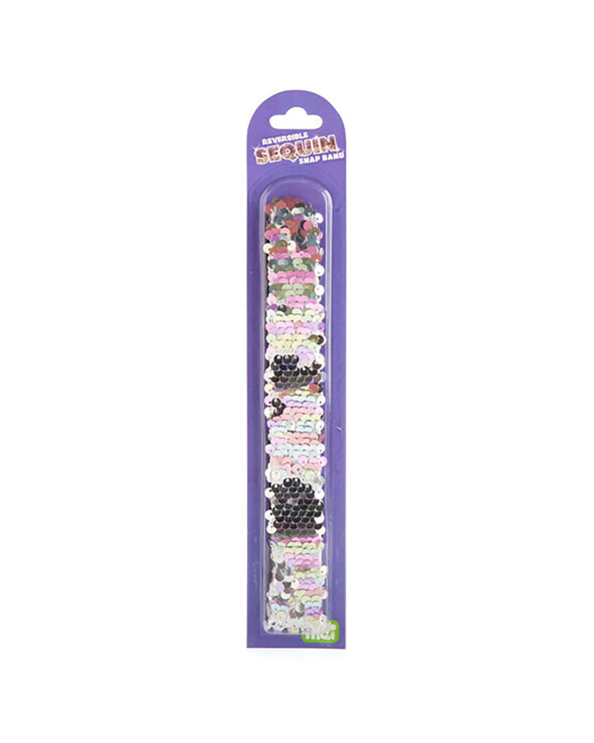 2 MDI 8PK Kid's Reversible Sequin Snap Wrist Band Bracelet - Assorted, 2 of 8