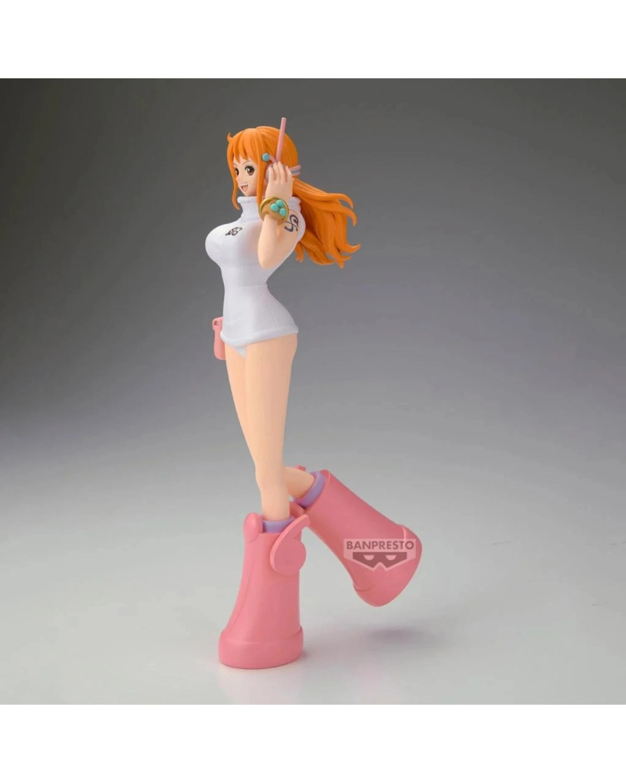 3 Banpresto Glitter and Glamours One Piece Nami Egghead Style Figure, 3 of 5