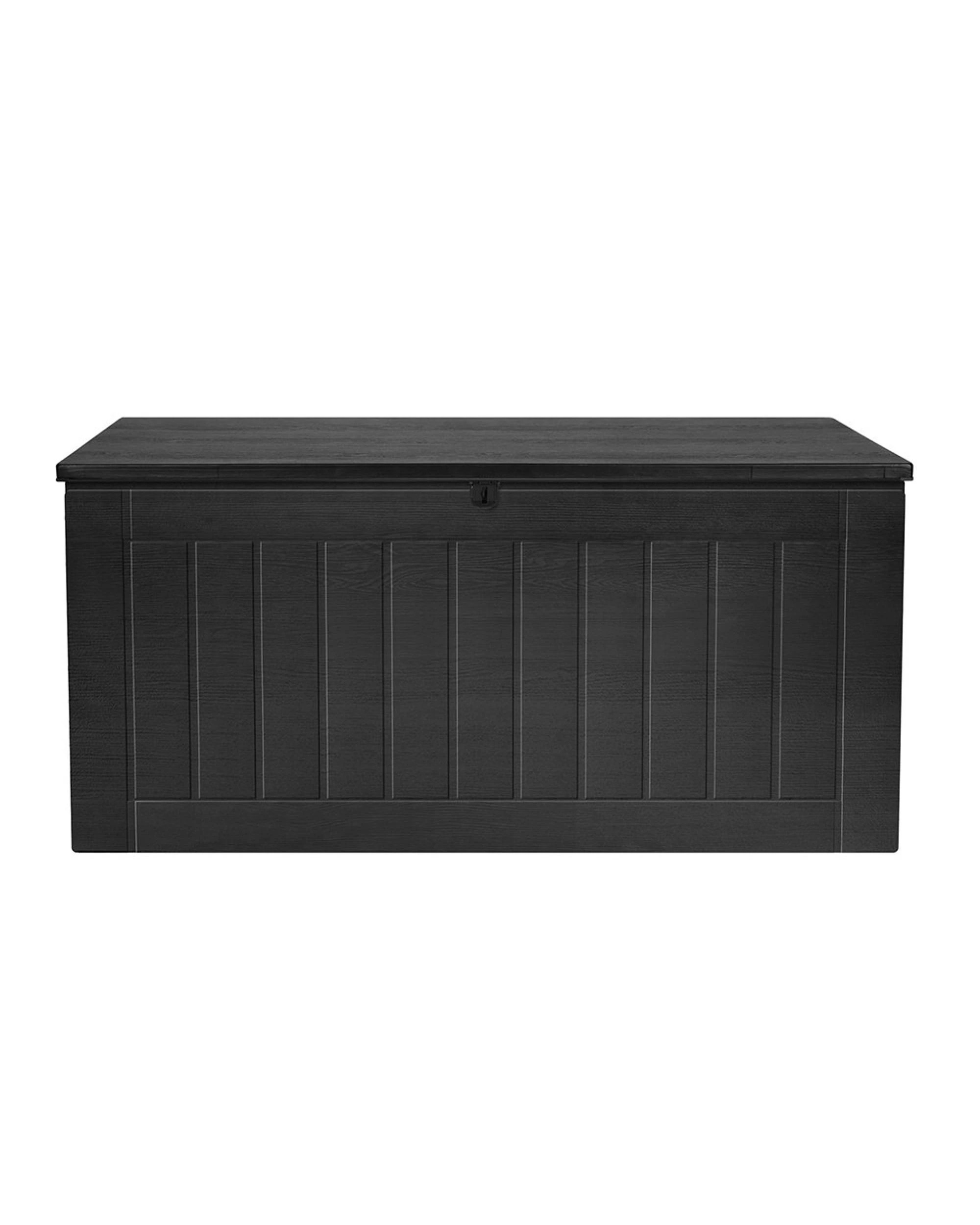 3 Gardeon Outdoor Storage Box 830L Container Lockable Bench Tool Shed - Black, 3 of 7