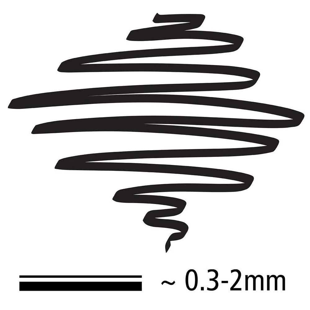 2 Staedtler Pigment Liner 0.3-2.0mm Black, 2 of 2