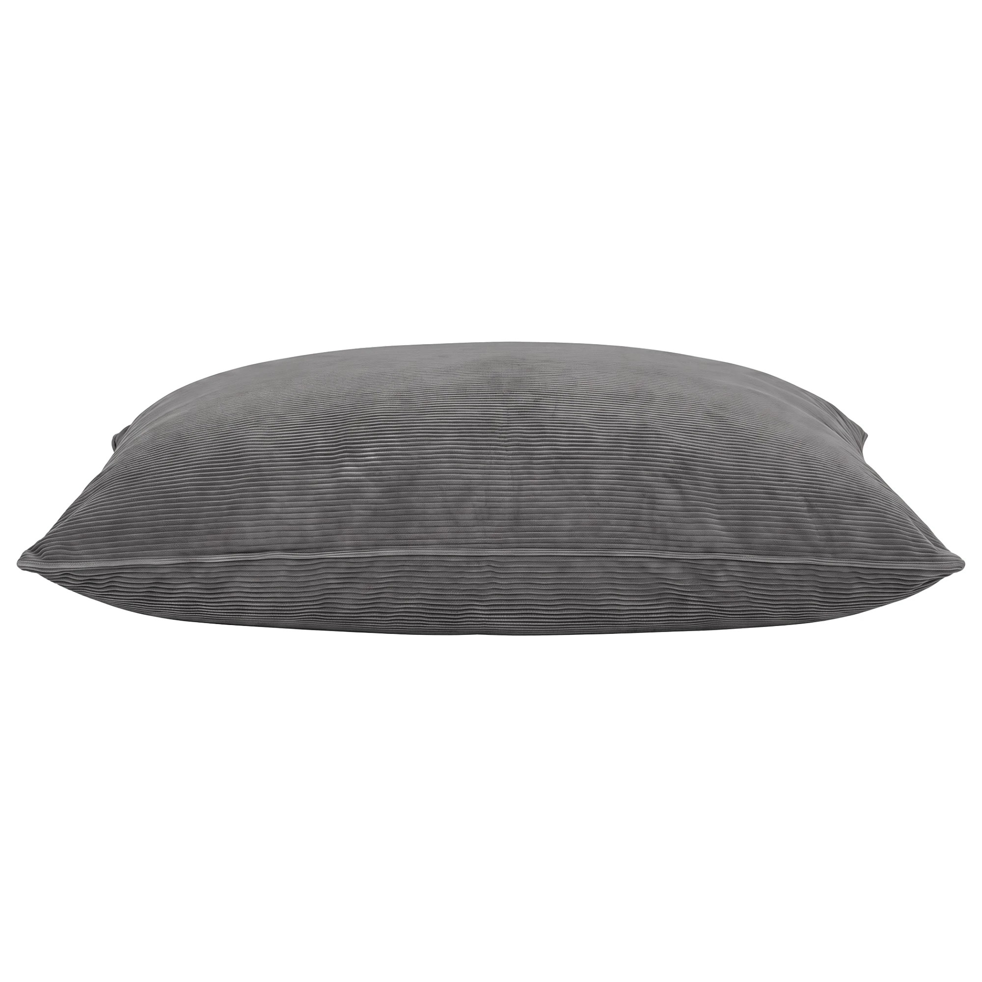 3 Artiss 3 in 1 Bean Bag Chair Cover No Filler Convertible Corduroy Bean Bag Cover Washable - Grey, 3 of 10