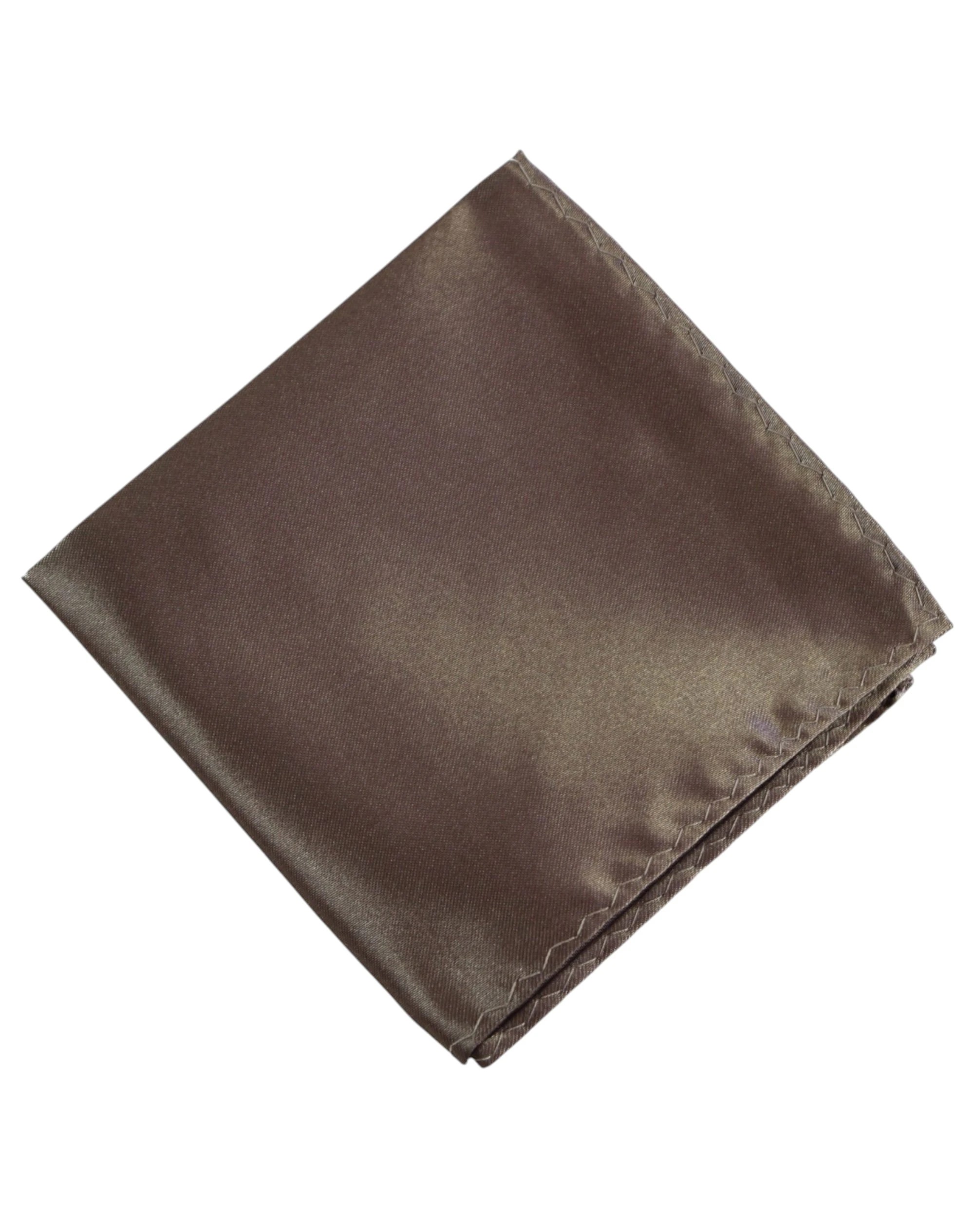 1 Zasel Mens Pocket Square - Brown, 1 of 3