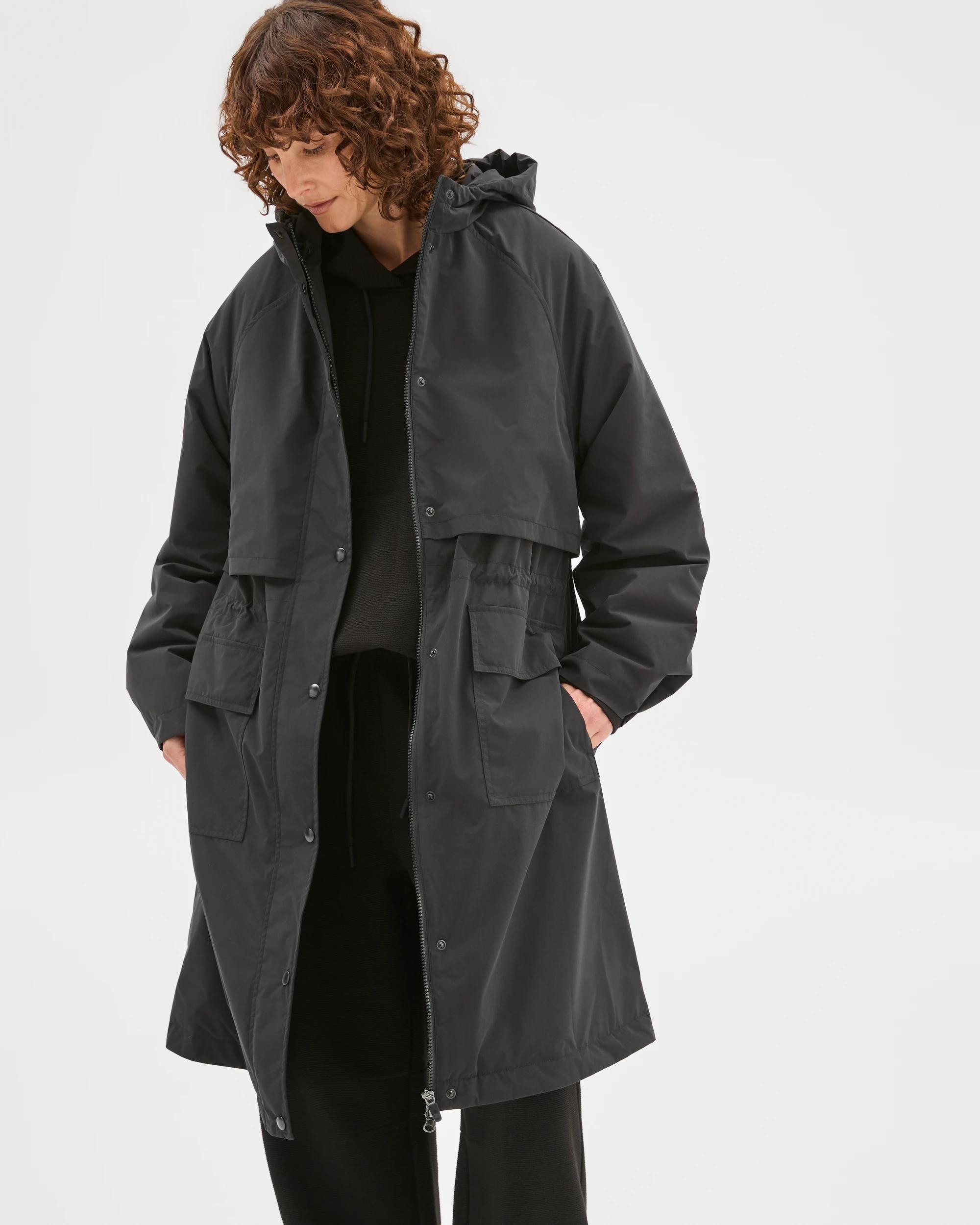4 Target Active Active Padded Trench Longline Jacket BLACK, 4 of 9
