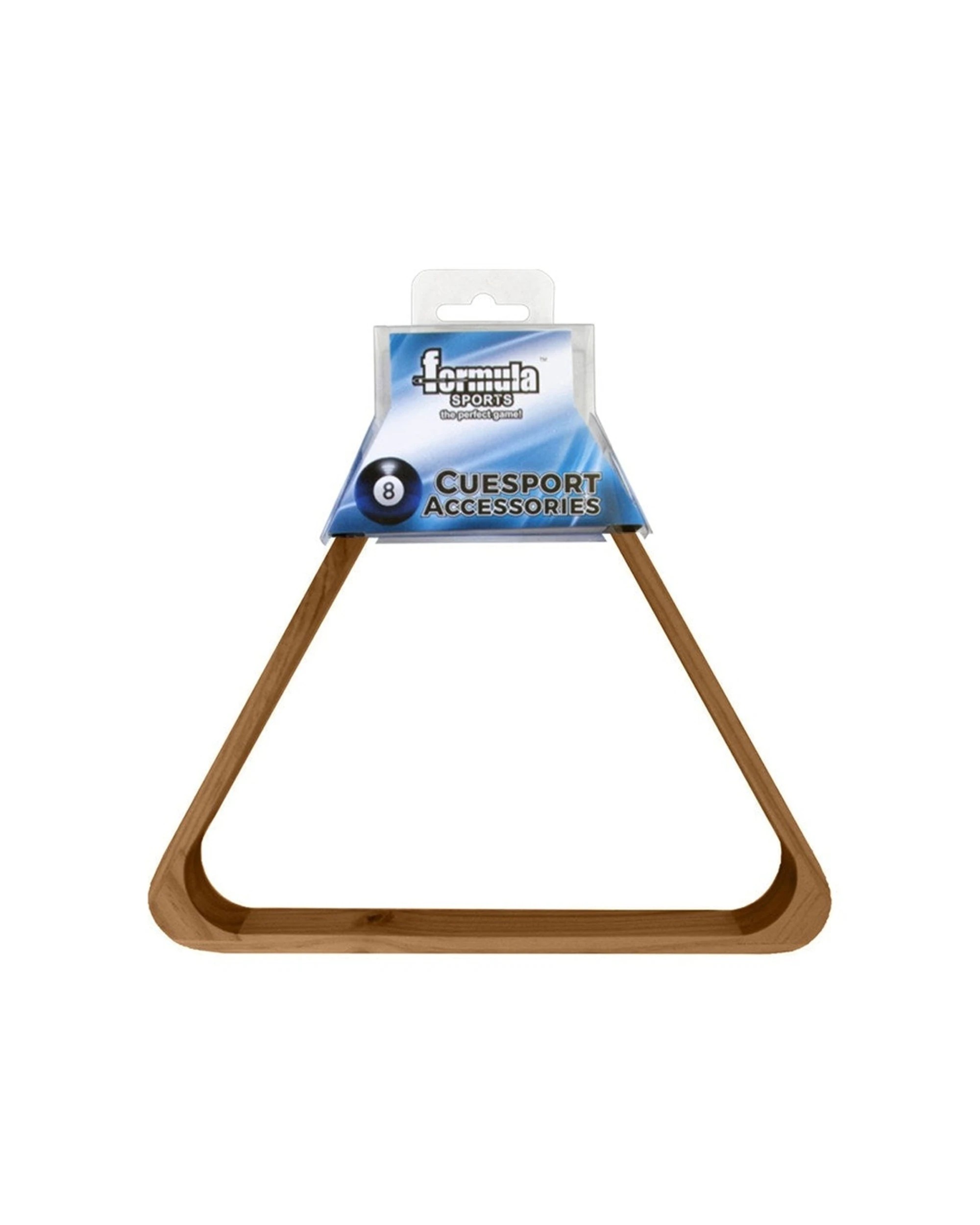 2 Formula Sports 1 7/8in - 10 Ball Rack Wooden Pool Billiards Triangle - Brown, 2 of 2