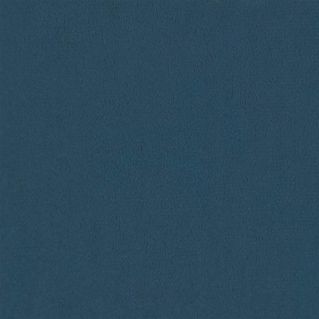 5 vidaXL High Back Chair Velvet Button Design - Blue, 5 of 6