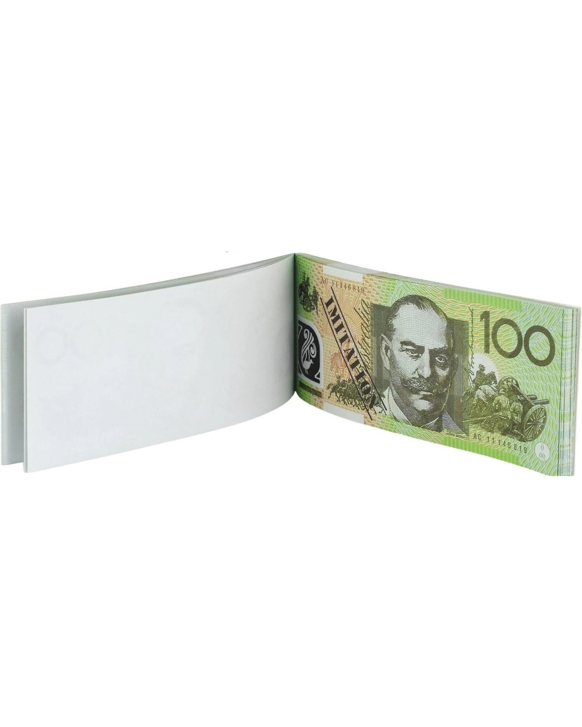 2 BR Costumes 100 Dollar Australian Souvenir Note Pad - 50 Sheets, 2 of 4