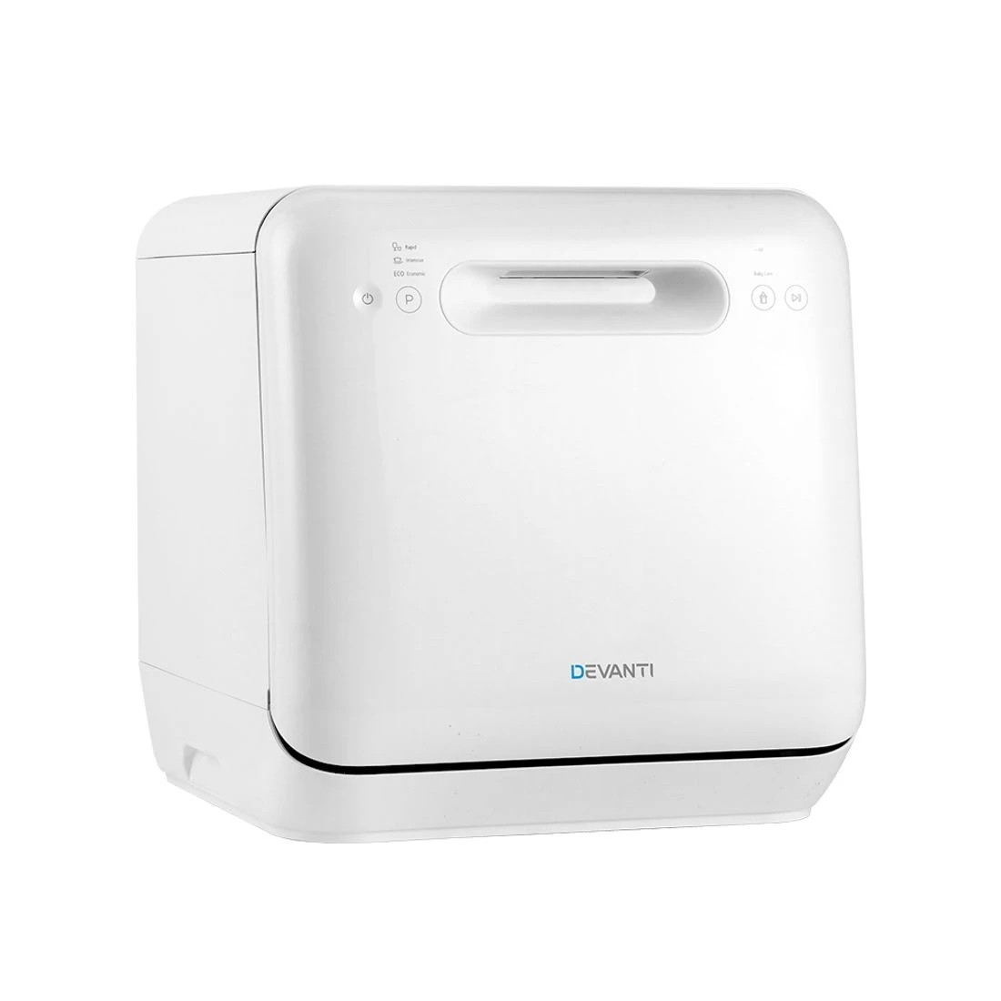 4 Devanti 3 Place Settings Benchtop Dishwasher - White, 4 of 7