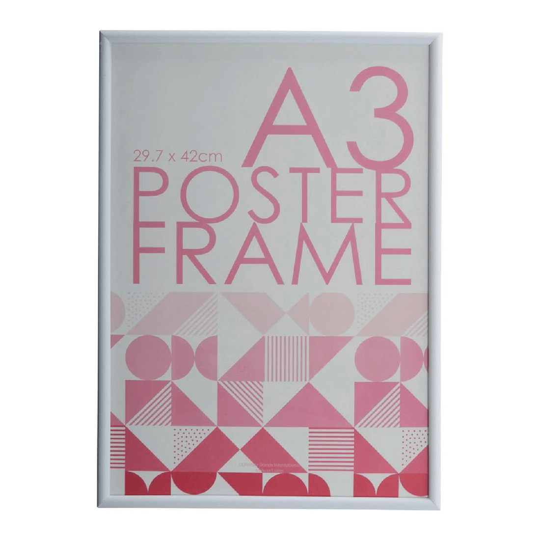 1 A3 Plastic Poster Frame White, 1 of 4