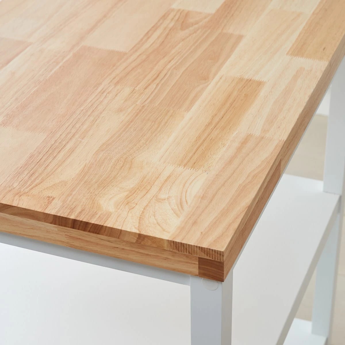 6 White Kitchen Island, 6 of 7