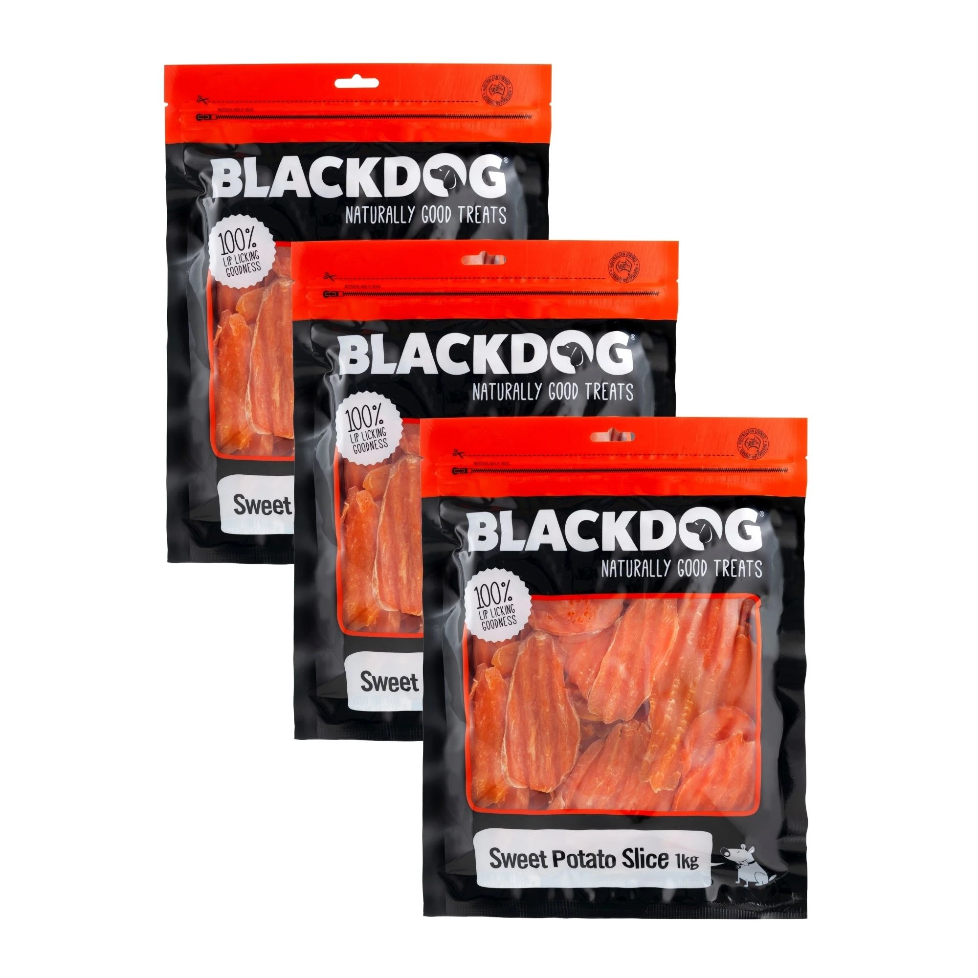1 Blackdog Sweet Potato Slice 1kg x 3pk, 1 of 1