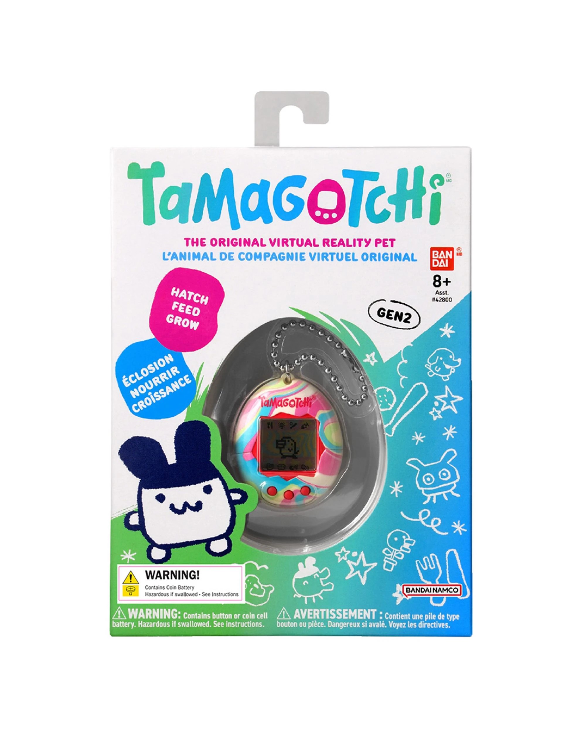 1 Tamagotchi Original Gen 2 - Pastel Marble, 1 of 4