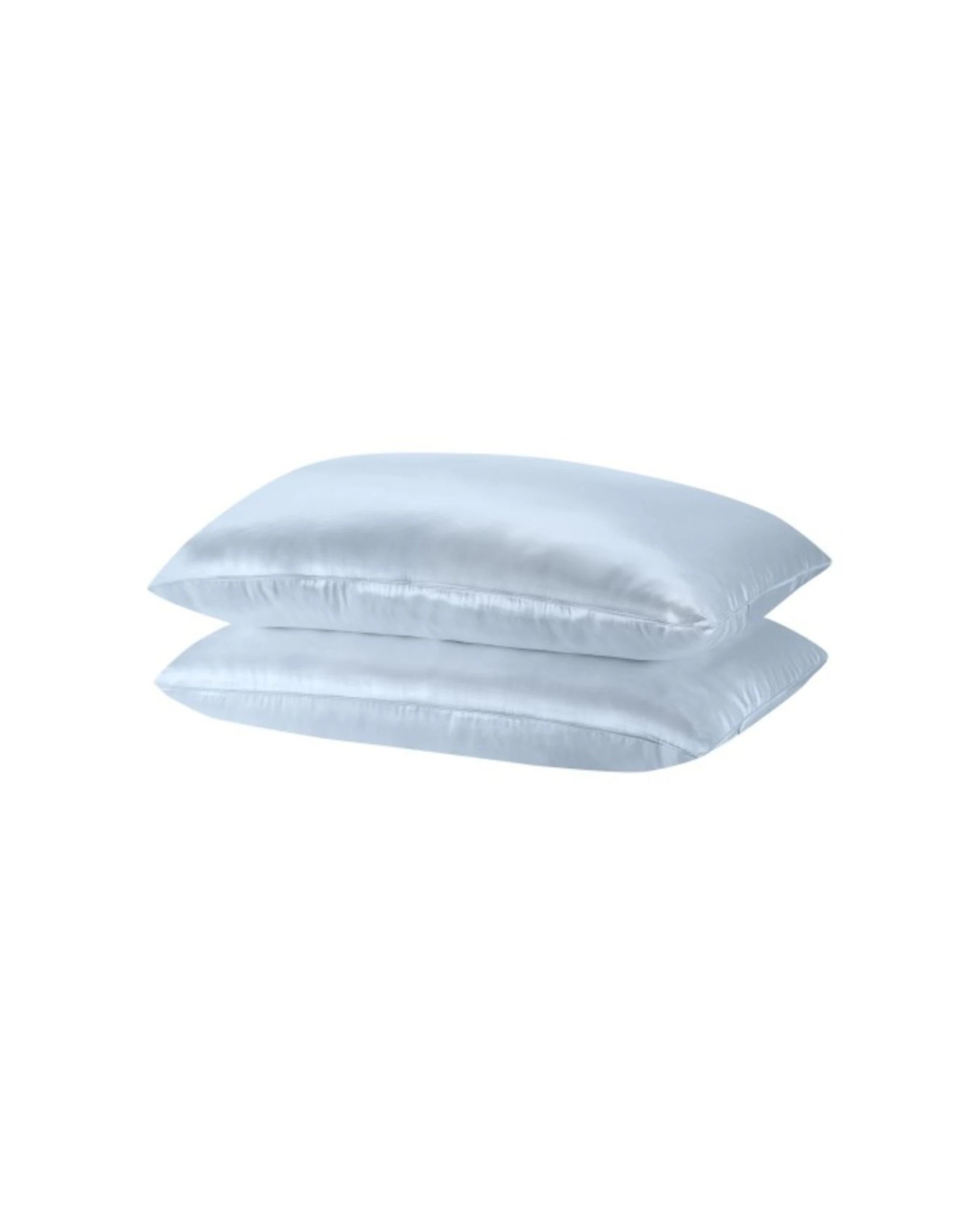 3 Royal Comfort 2PK Pure Silk Pillowcase Twin Pack 51x76cm Soft - Blue, 3 of 7