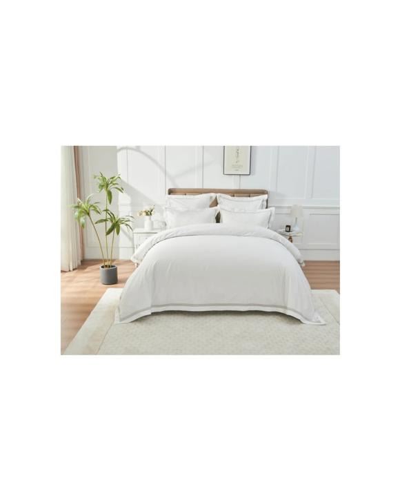 Grosvenor House 500TC Hotel Embroidered Quilt Set King - White