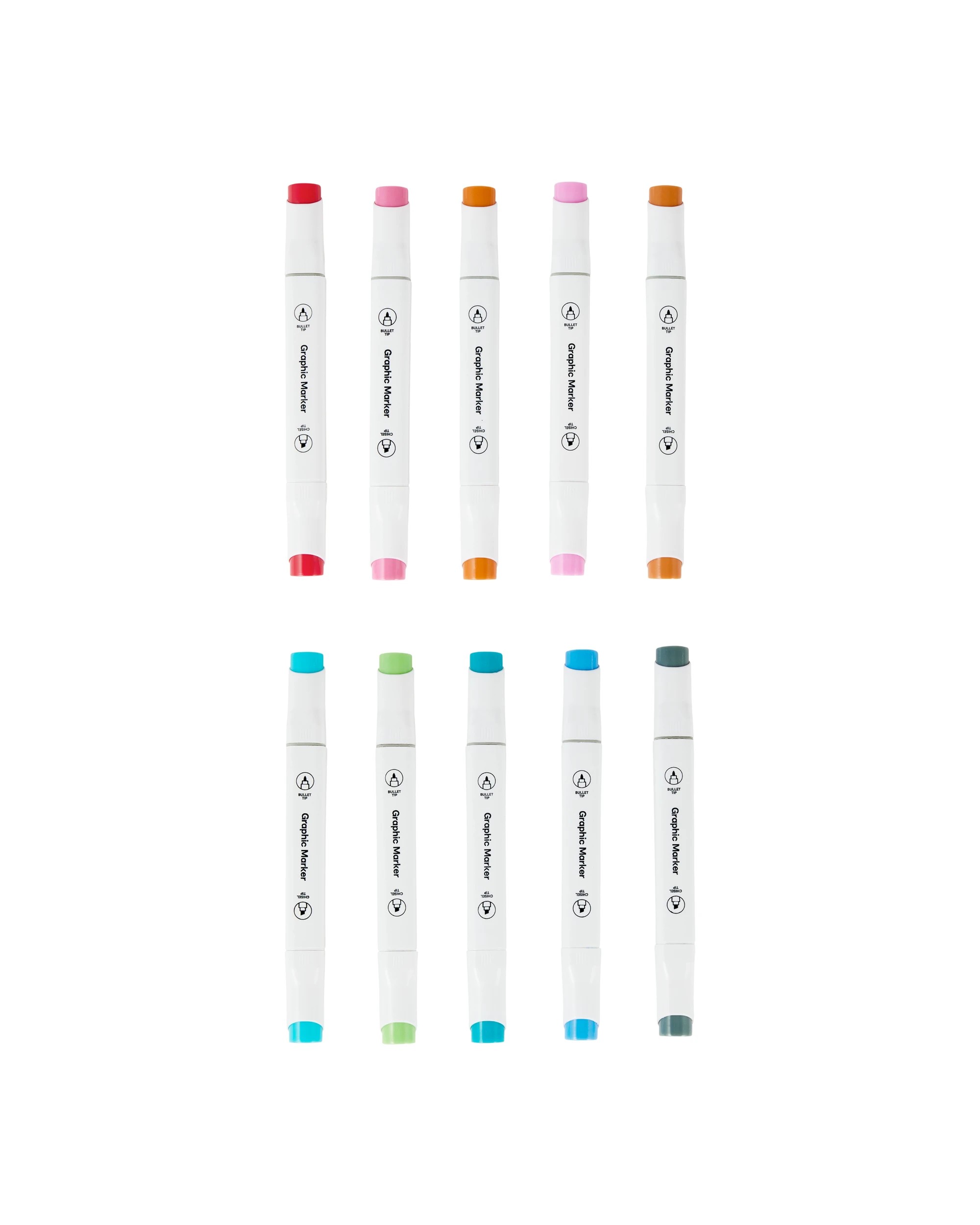 3 20 Pack Dual-Tip Markers with Carrying Case - Assorted, 3 of 8