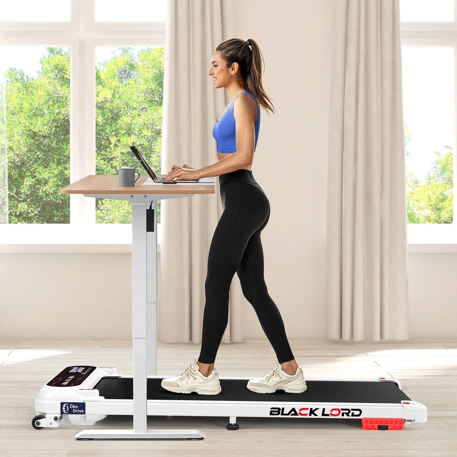 10 Black Lord Treadmill Walking Pad Incline Shock Absorbers 390mm - White, 10 of 10