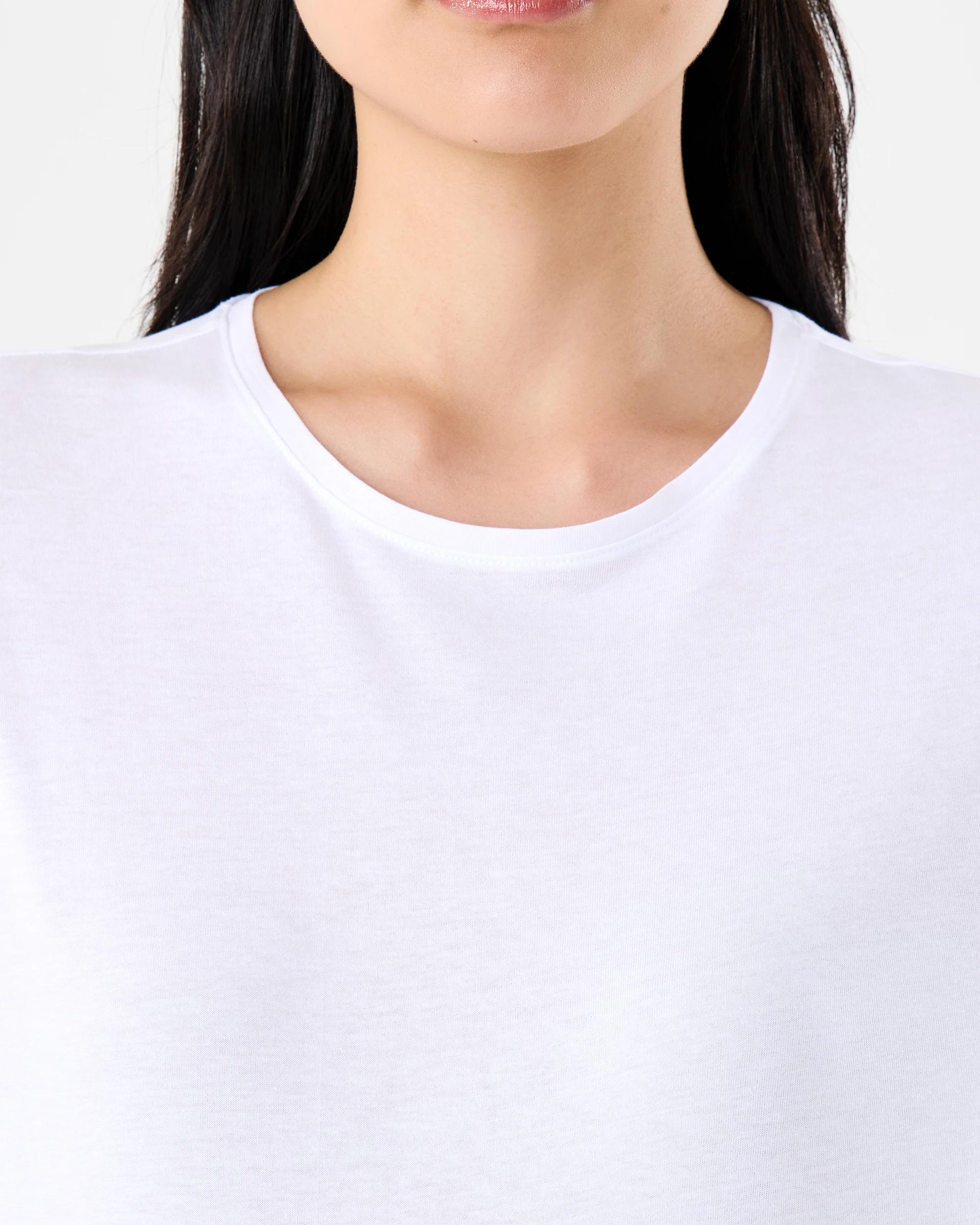 5 Short Sleeve Basic T-shirt White, 5 of 5