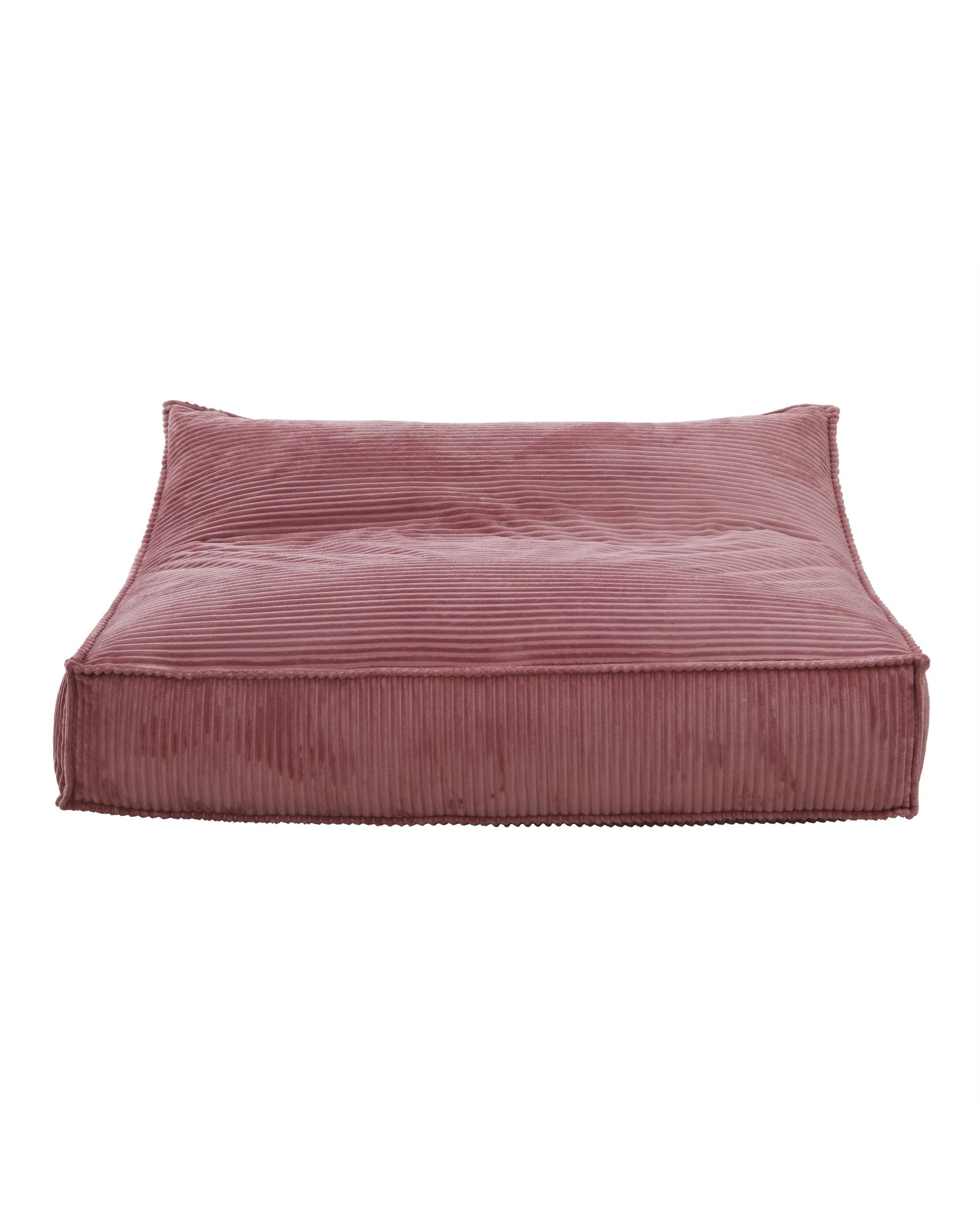 4 Cadence & Co. Wilde Ribbed Luxe Fleece Double Sofa Bean Bag Lounge Cover - Blush, 4 of 9