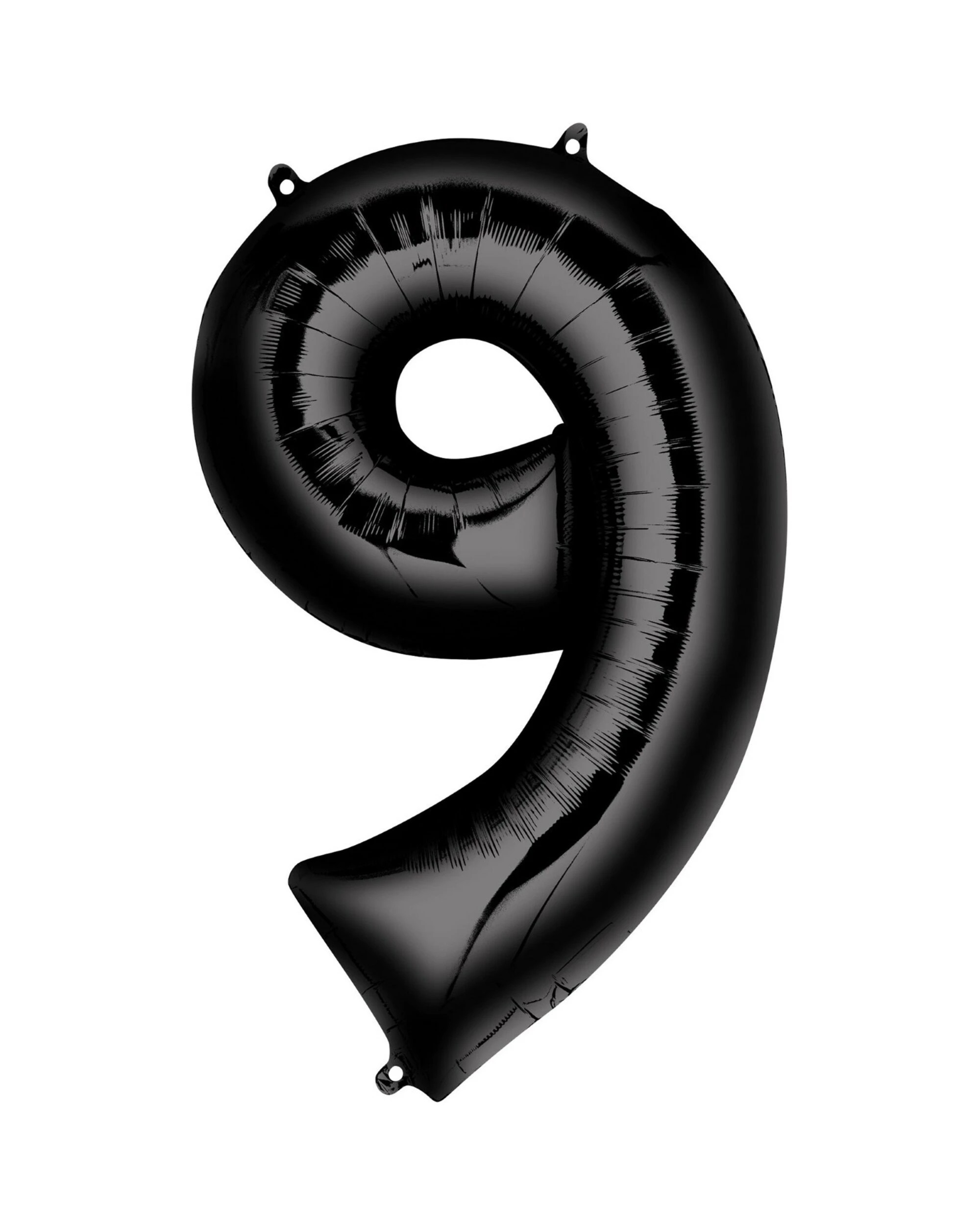 1 Meteor Foil 9 Balloon 86cm - Black, 1 of 1