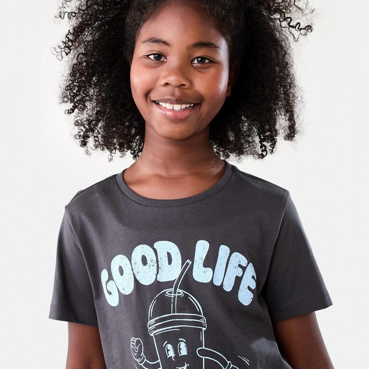 3 Short Sleeve Print T-shirt GOOD LIFE DRINK NINE IRON, 3 of 6