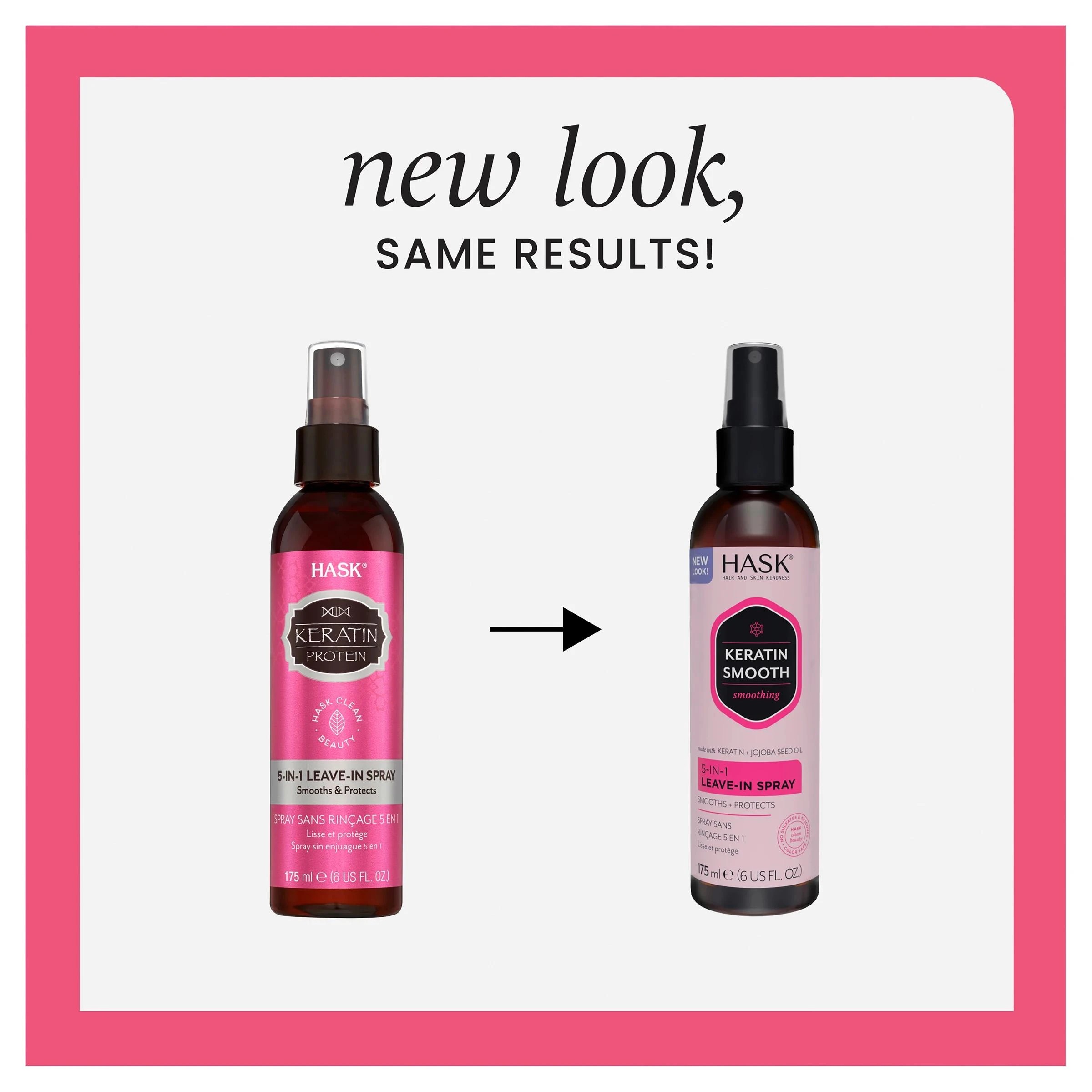 4 Target HASK Keratin Smooth 5-in-1 Leave-in Spray 175ml - Keratin and Jojoba Seed Oil - Multi, 4 of 10