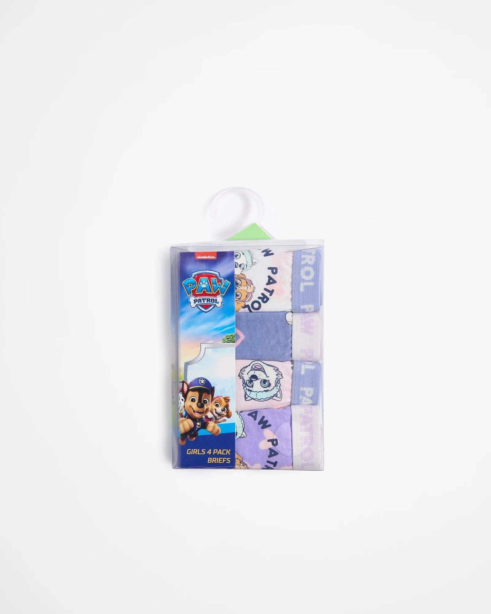 2 Paw Patrol PAW Patrol Girls Briefs 4 Pack - Purple PAW PATROL, 2 of 2